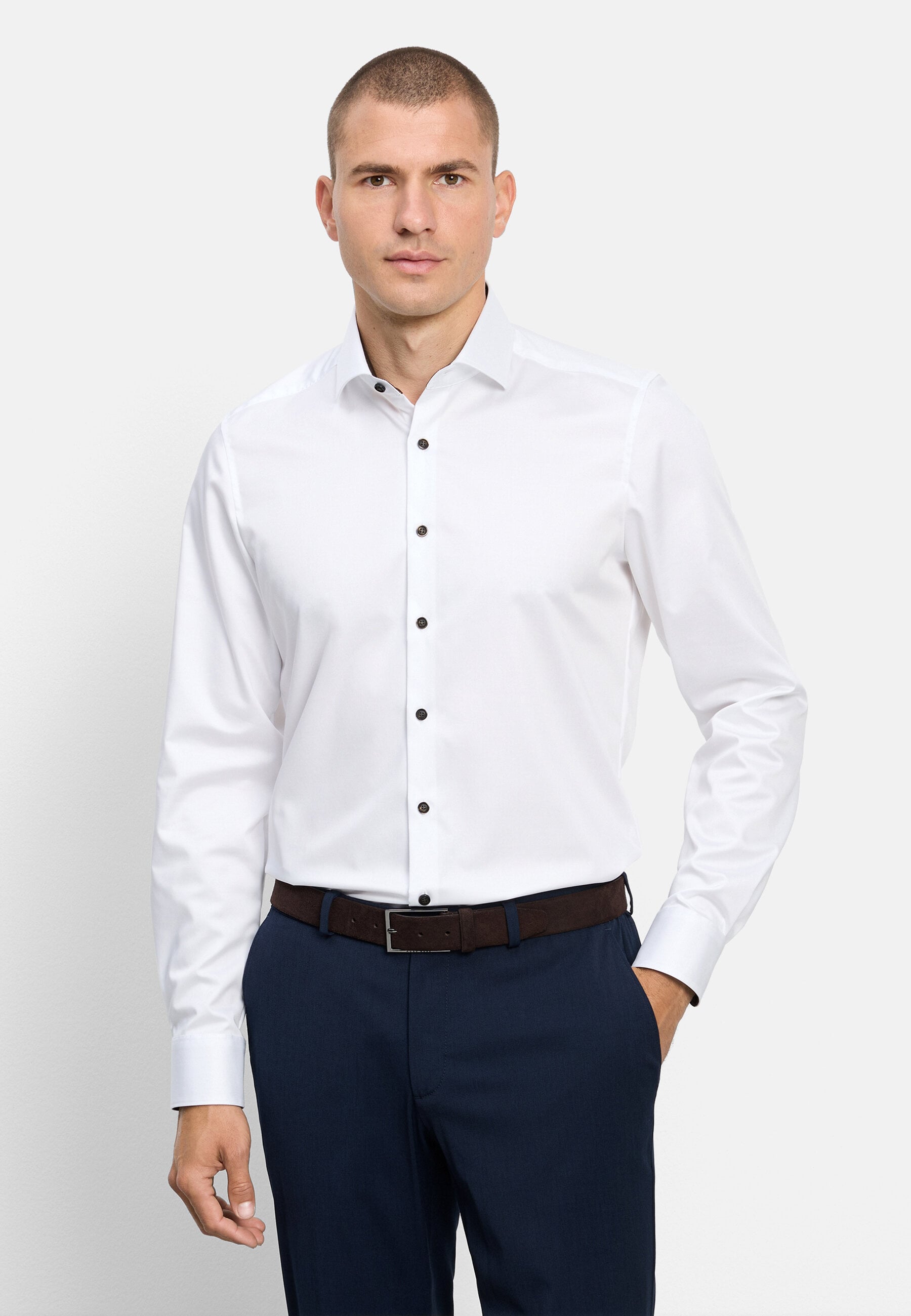 OLYMP Businesshemd "OLYMP Level Five, Body Fit, Royal Kent mit extra langem Arm"