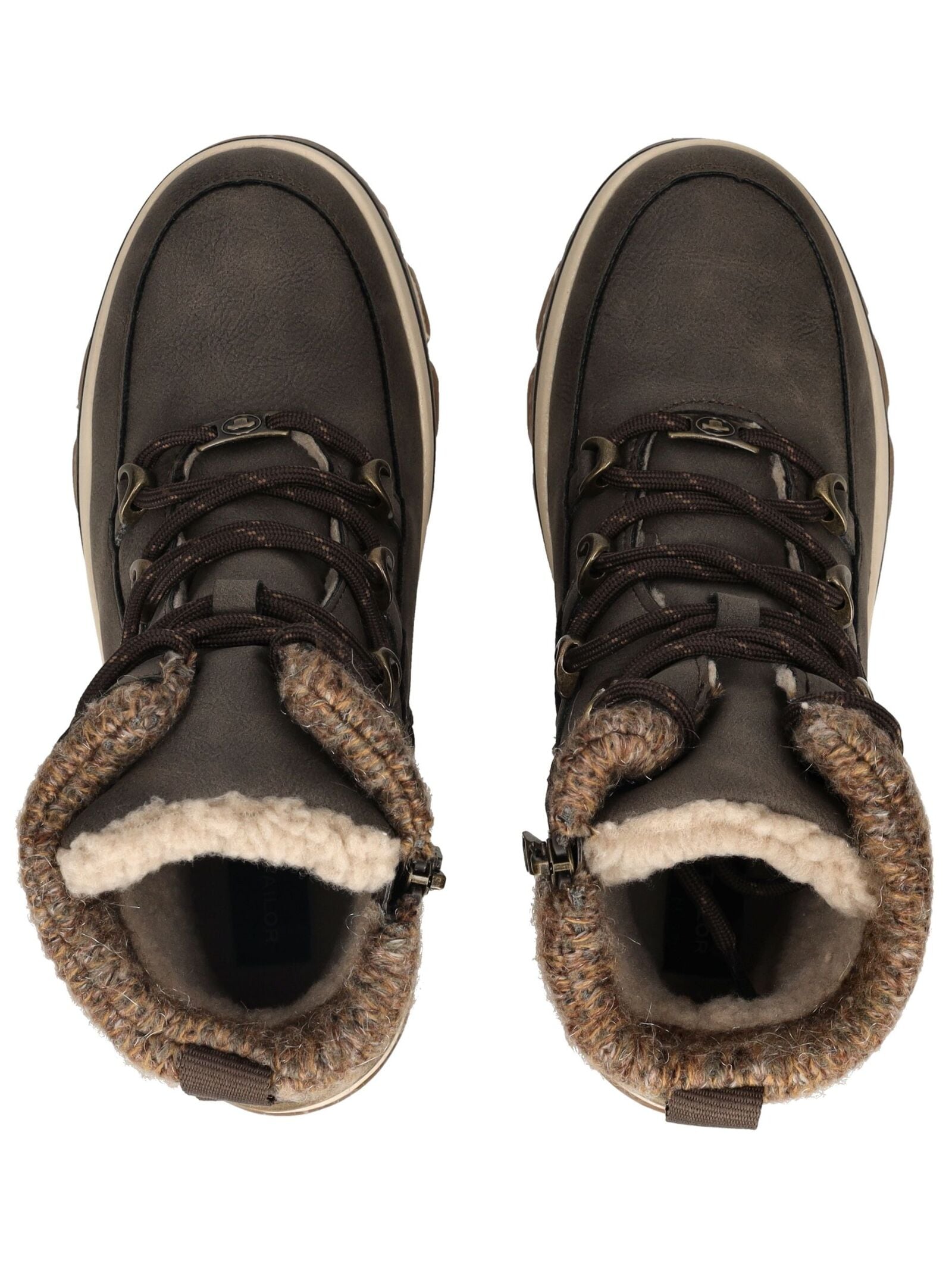 TOM TAILOR Schnürstiefelette »Tom Tailor Stiefelette Lederimitat«