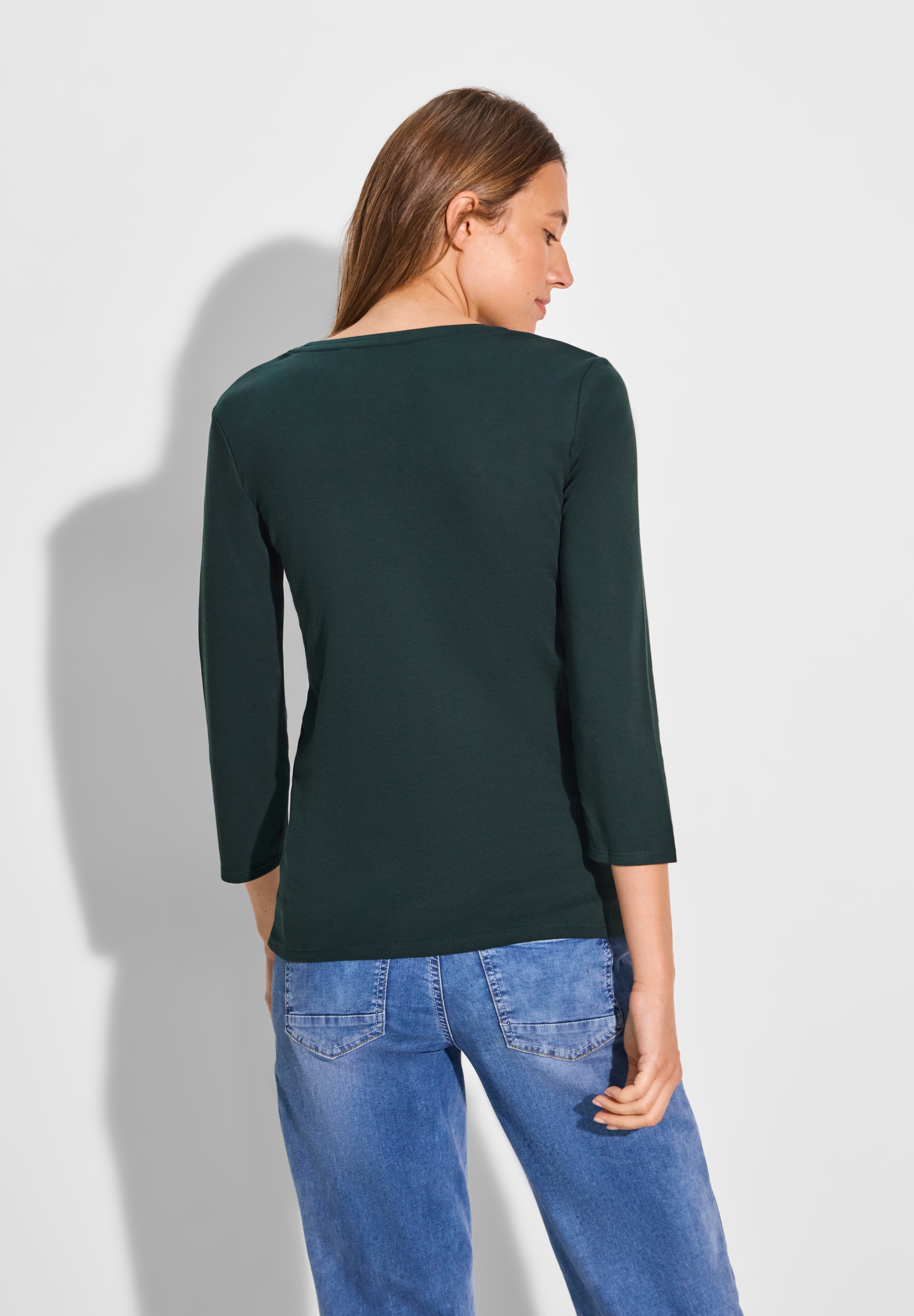 Cecil 3/4-Arm-Shirt, aus reiner Baumwolle