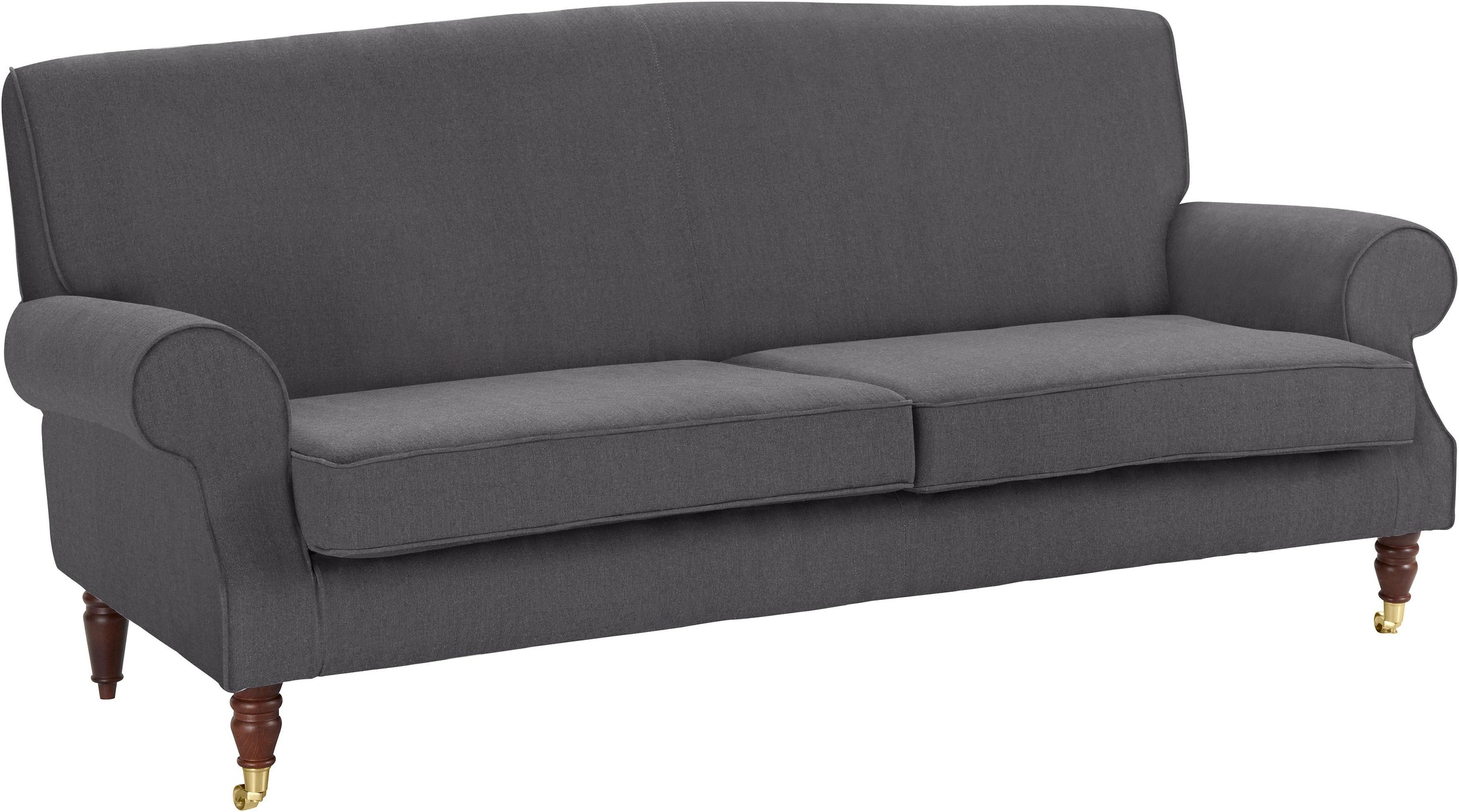 Home affaire 3-Sitzer "Rennes" in Samtoptik oder Baumwoll-Mix günstig online kaufen