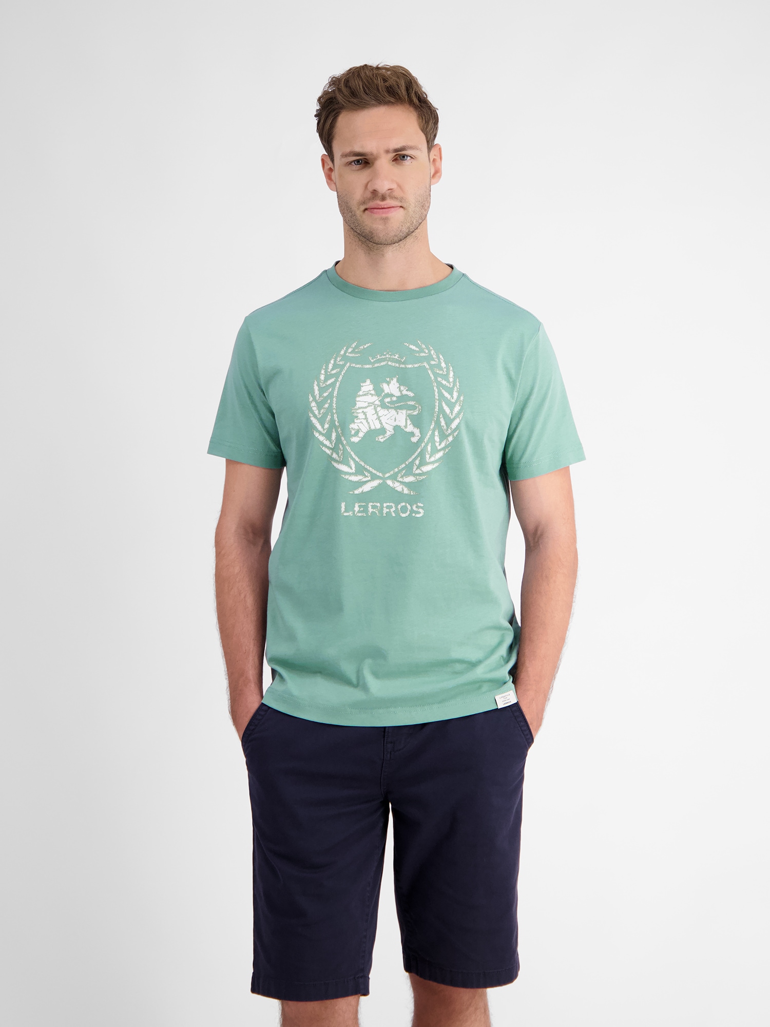 LERROS T-Shirt »LERROS T-Shirt mit Logoprint«