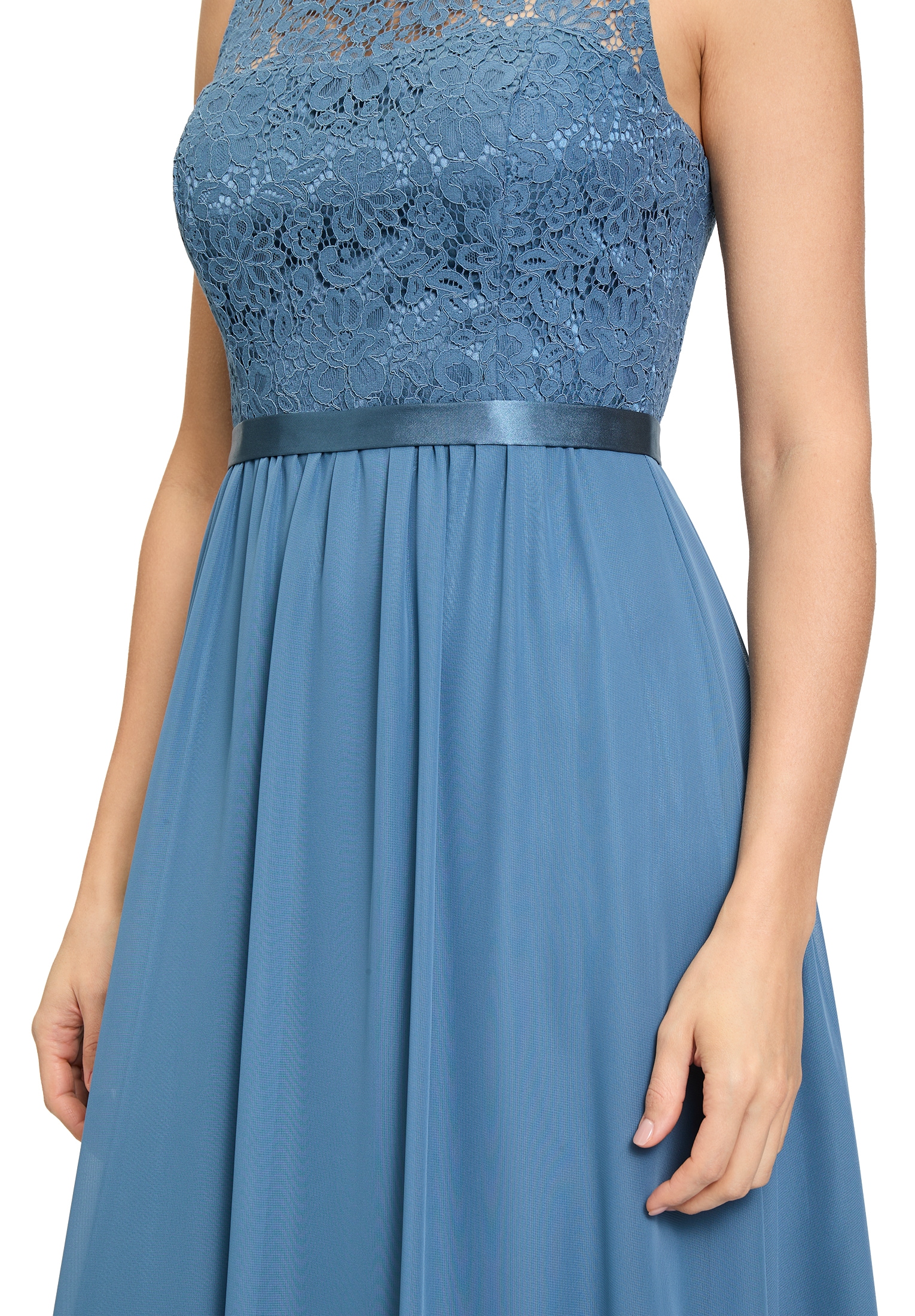 Vera Mont Cocktailkleid »Vera Mont Abendkleid mit Spitze«, Bogenkante