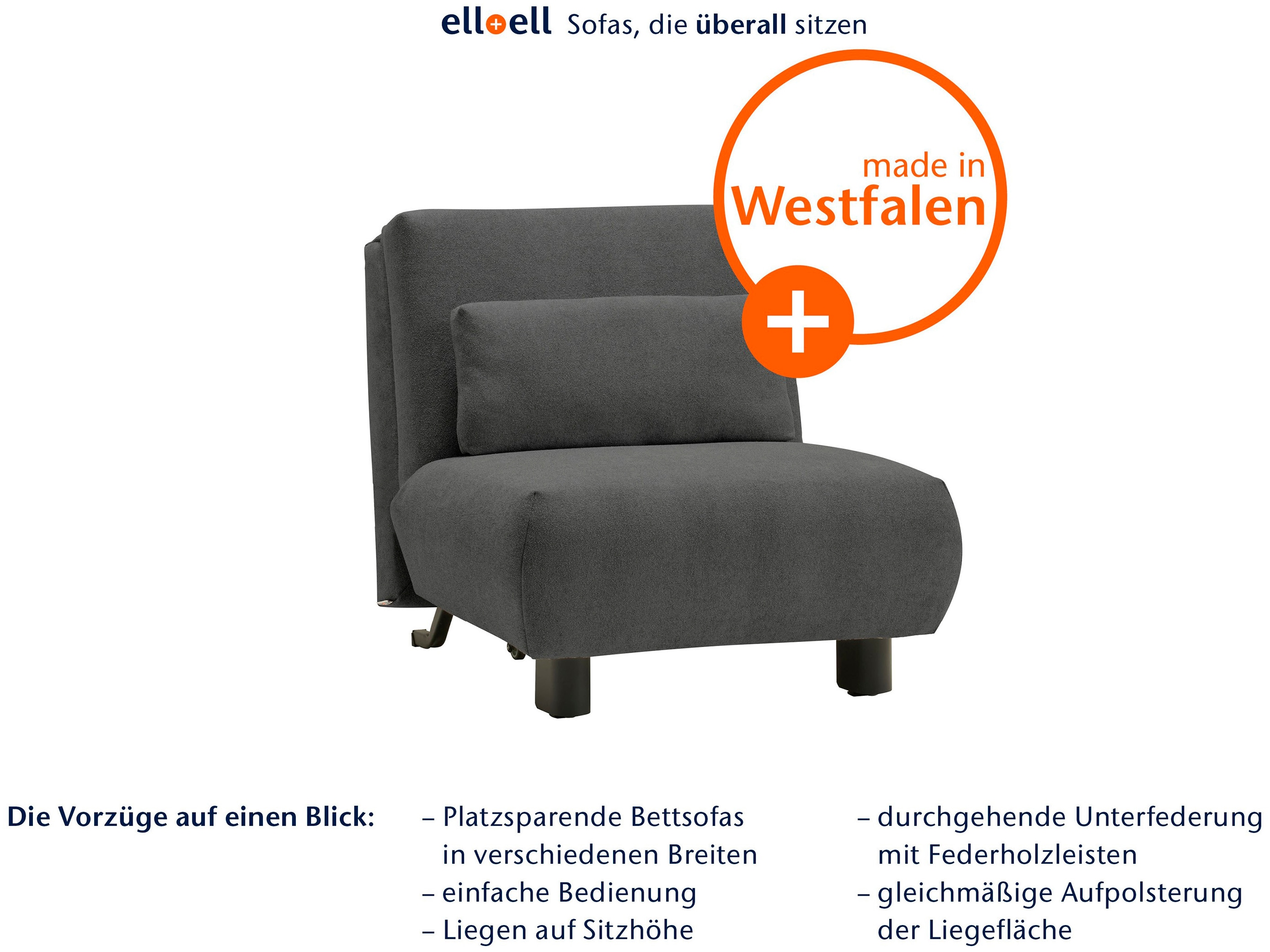 Thumbnail - ell + ell Schlafsofa "Minou"