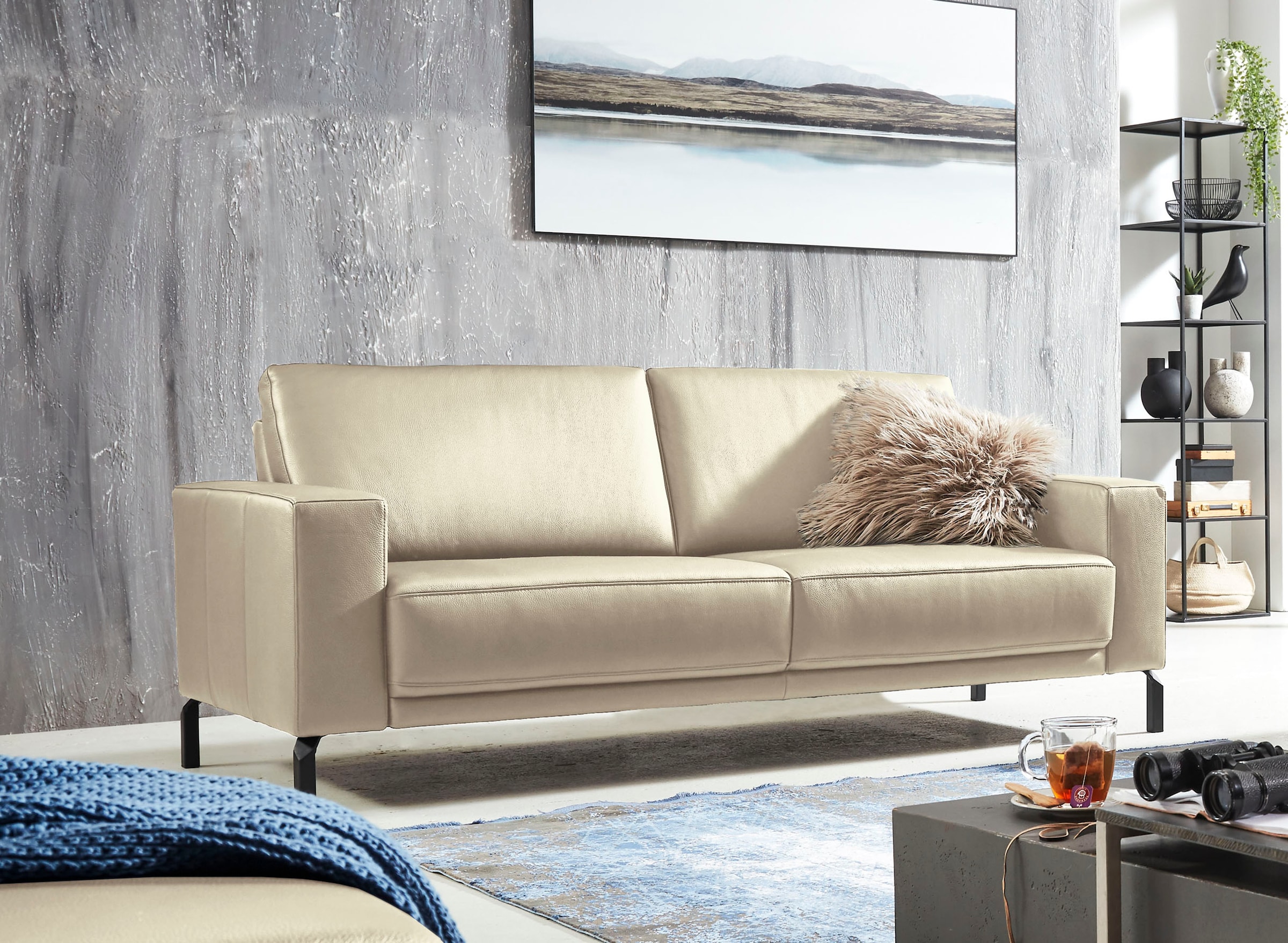 Home affaire 2-Sitzer "Apiro" auch mit motorischem Sitzvorzug, Dickleder, F günstig online kaufen