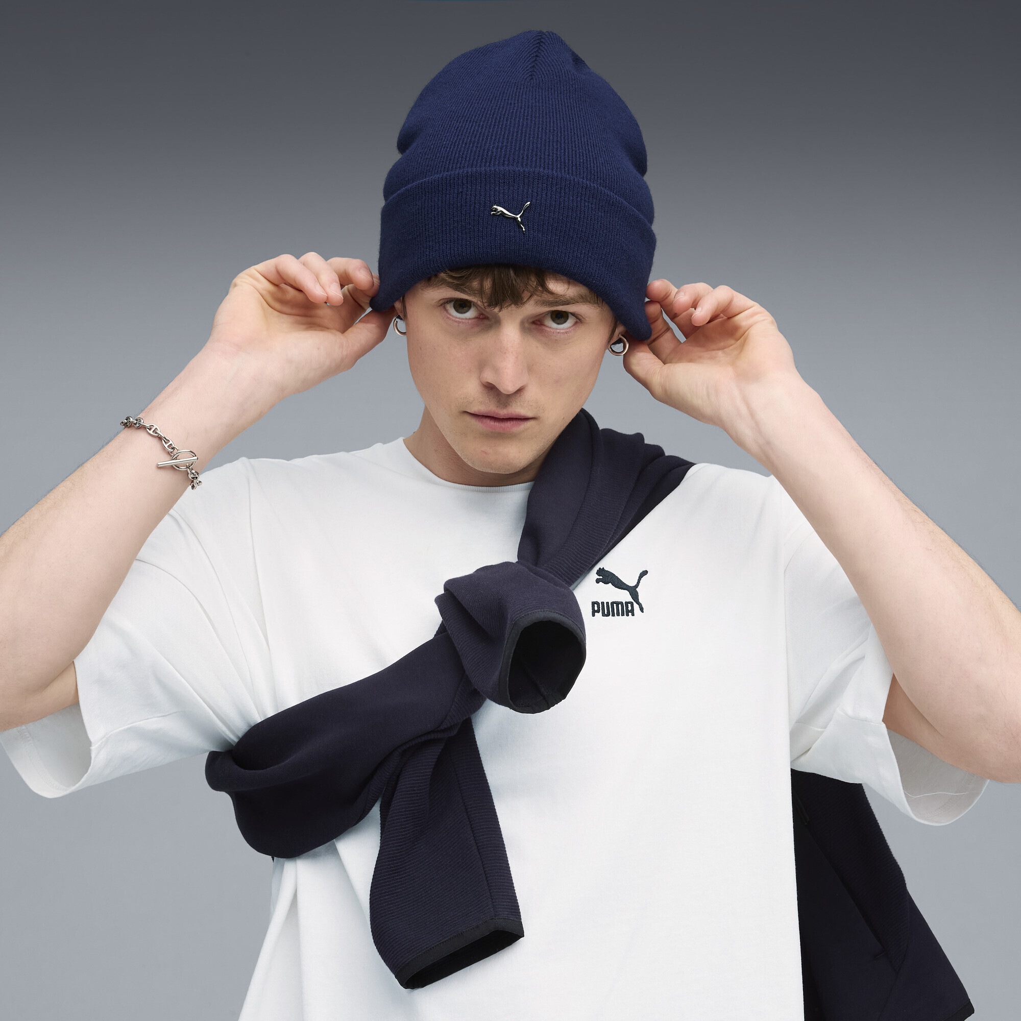 PUMA Beanie »Metal PUMA CAT Beanie Erwachsene«