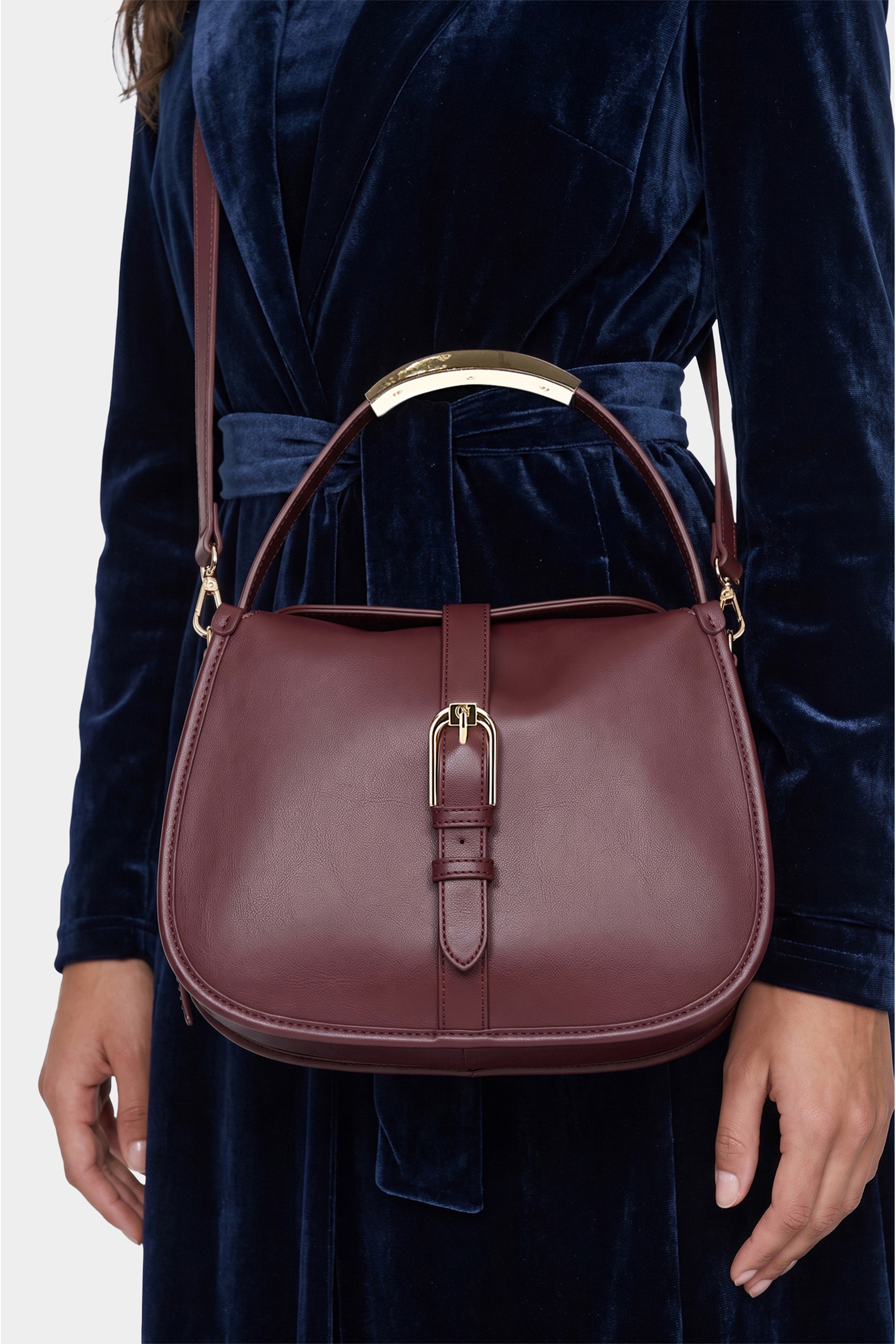 CAFèNoir Schultertasche »SOFT HANDBAG C3YC1112 Damen« Schultertasche Damen, Abendtasche, Handtasche, Fashion, Lifestyle