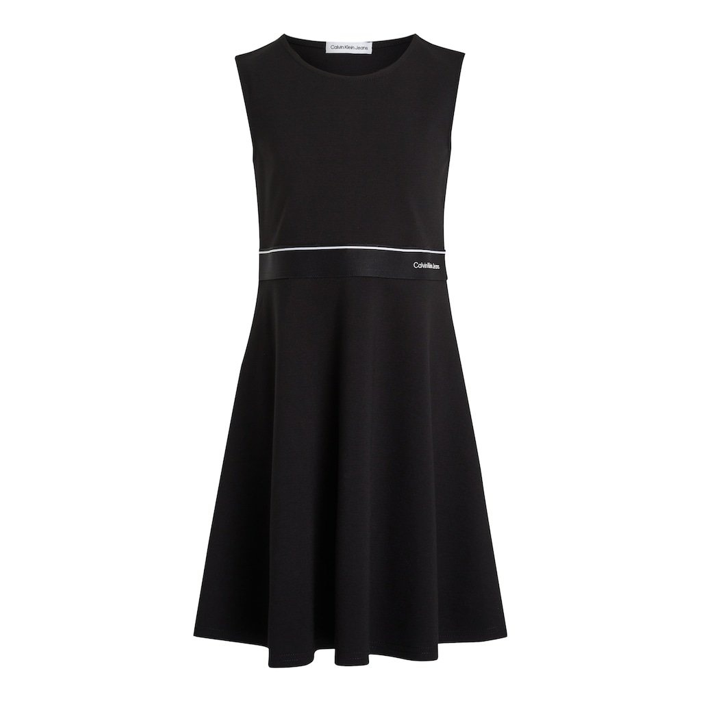 Calvin Klein Jeans Skaterkleid »LOGO TAPE SLEEVELESS PUNTO DRESS«