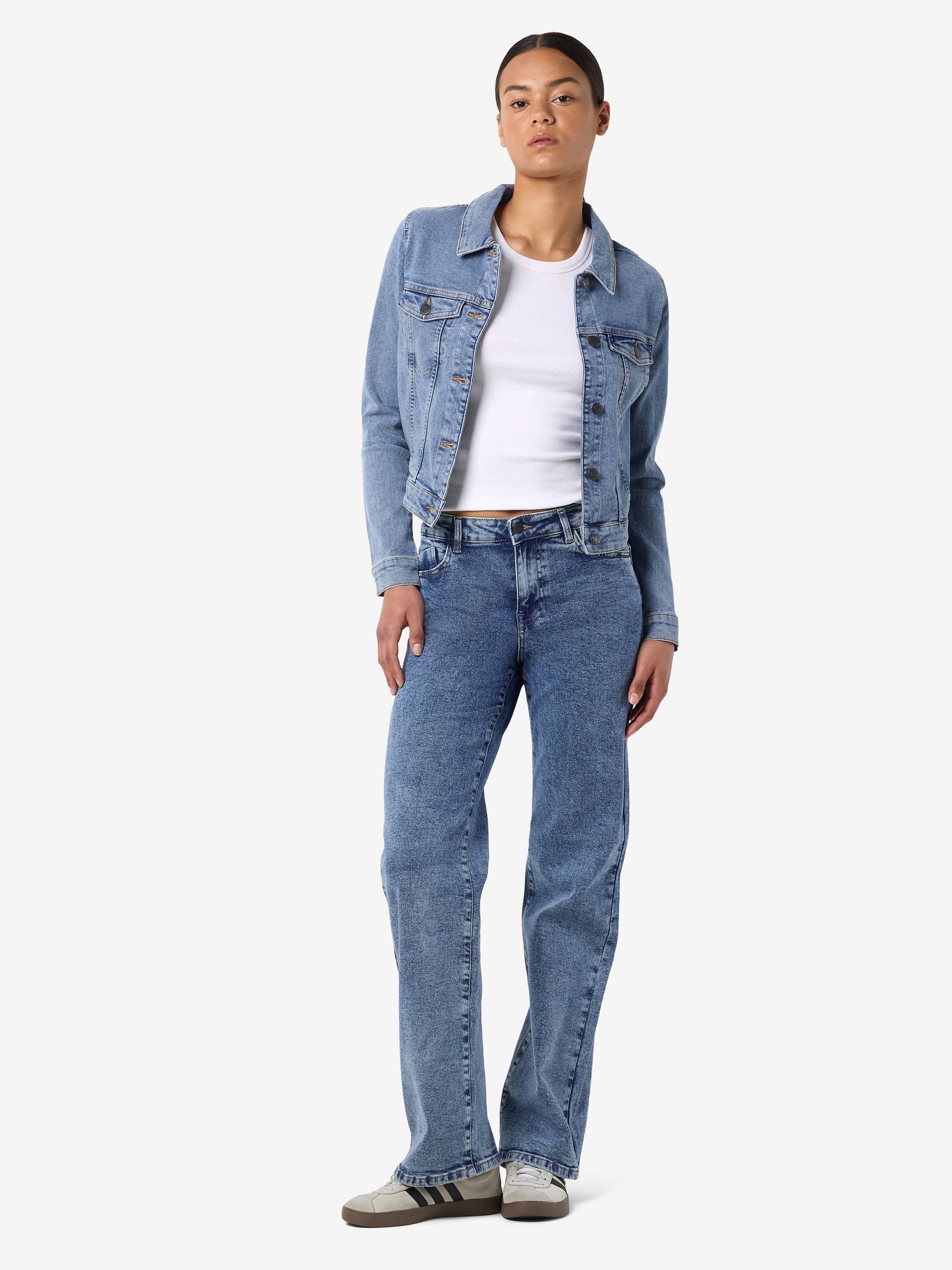 Thumbnail - Noisy may Jeansjacke "NMDEBRA L/S DENIM JACKET VI570LB NOOS"