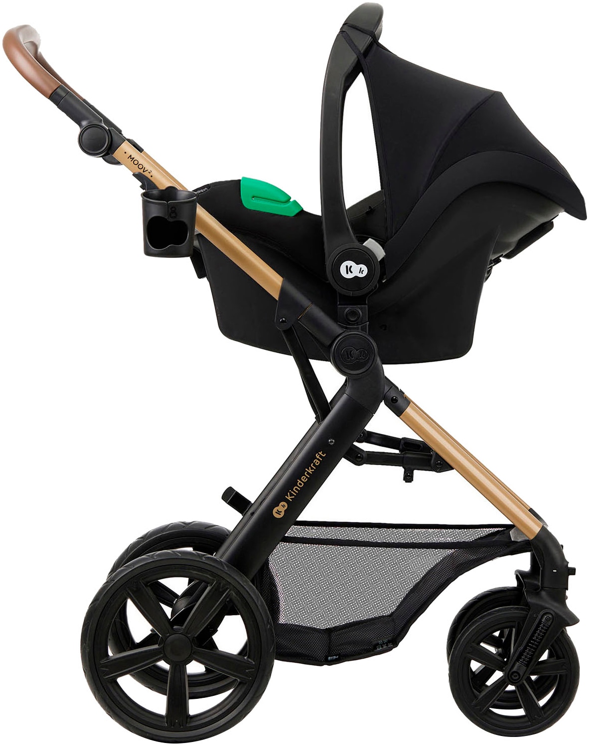 Kinderkraft Kombi-Kinderwagen »MOOV 2 4in1 EVA«, 27 kg, mit EVA-Rädern