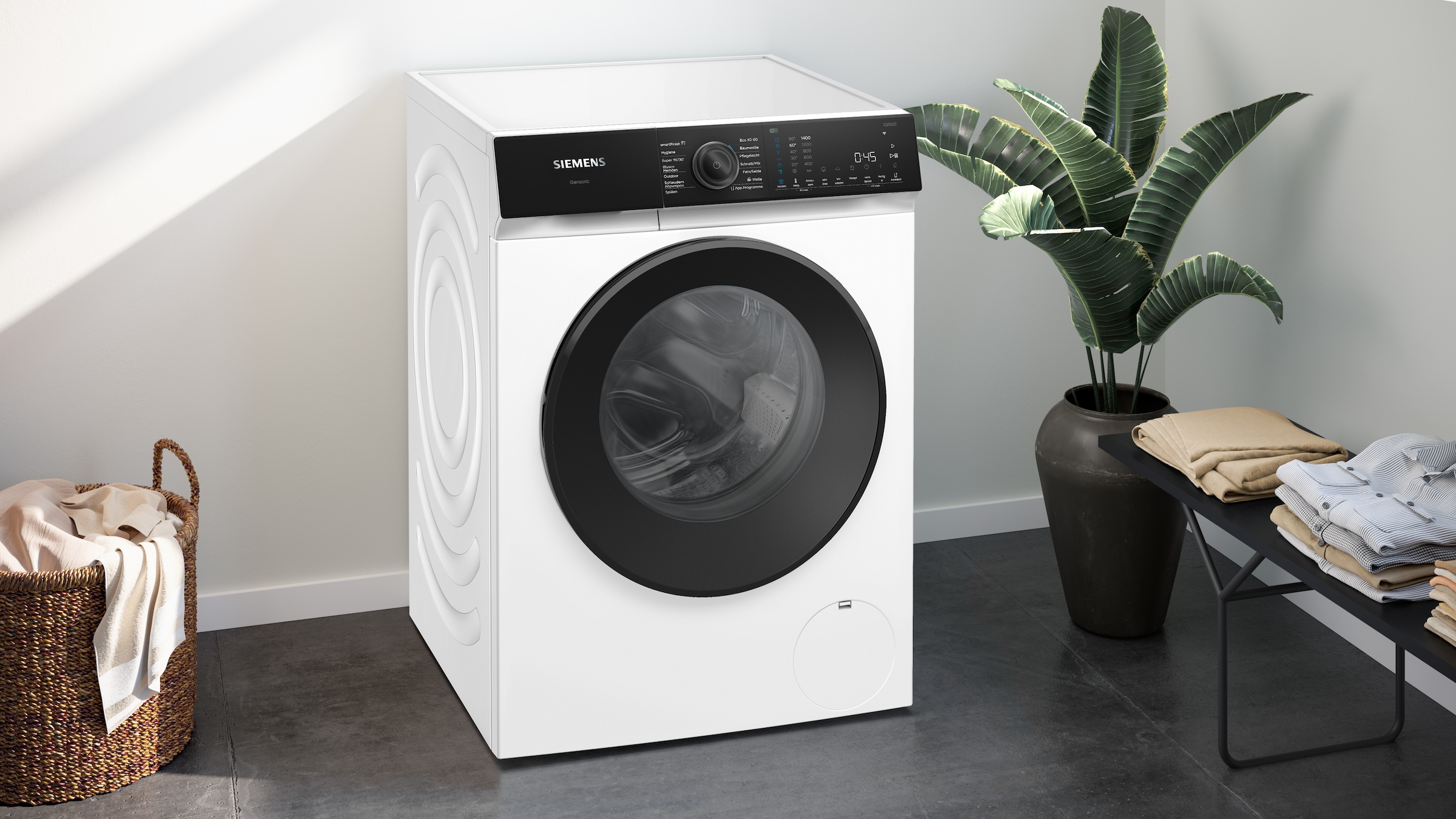SIEMENS Waschmaschine iQ500 »WG44H2MECO«, 9 kg, 1300 U/min