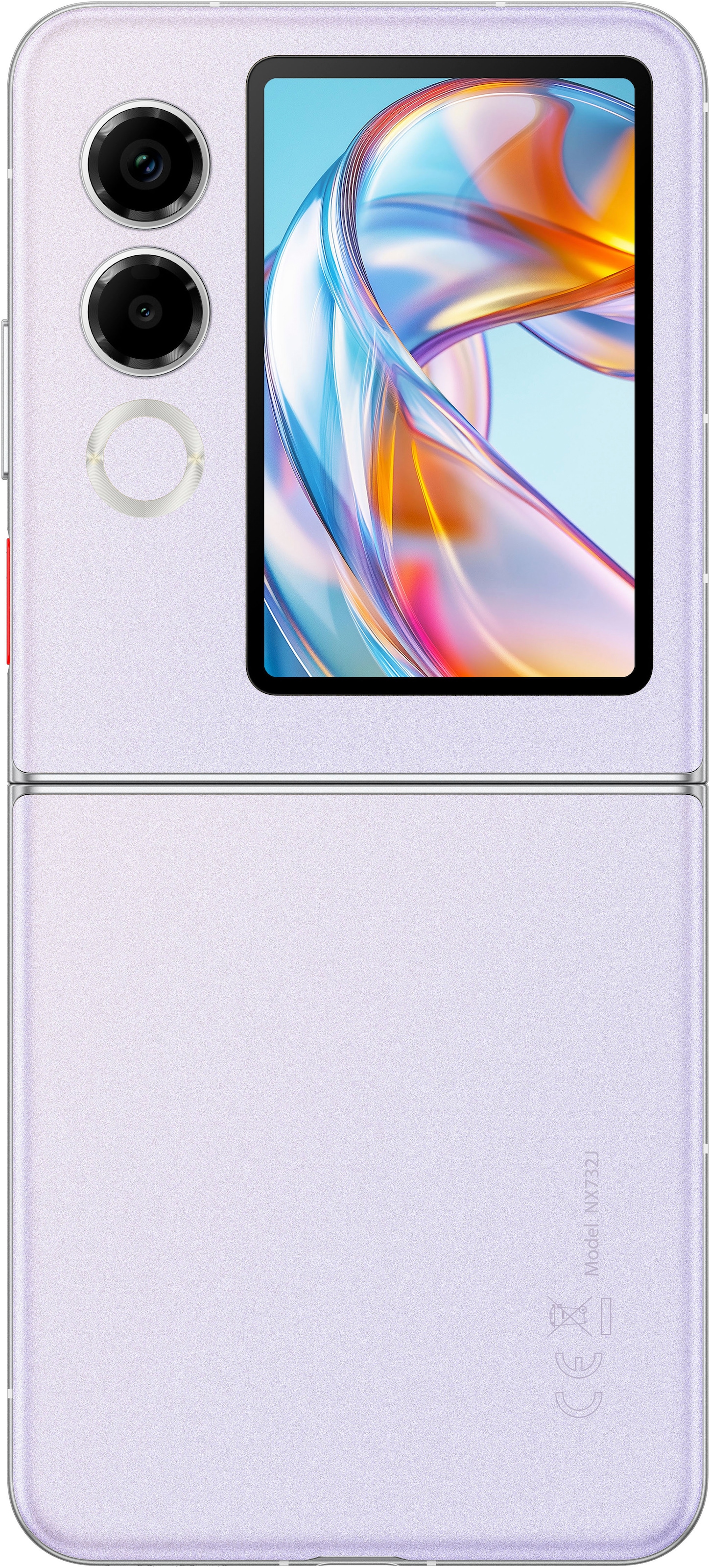 Nubia Smartphone »Flip 2«, lilac purple