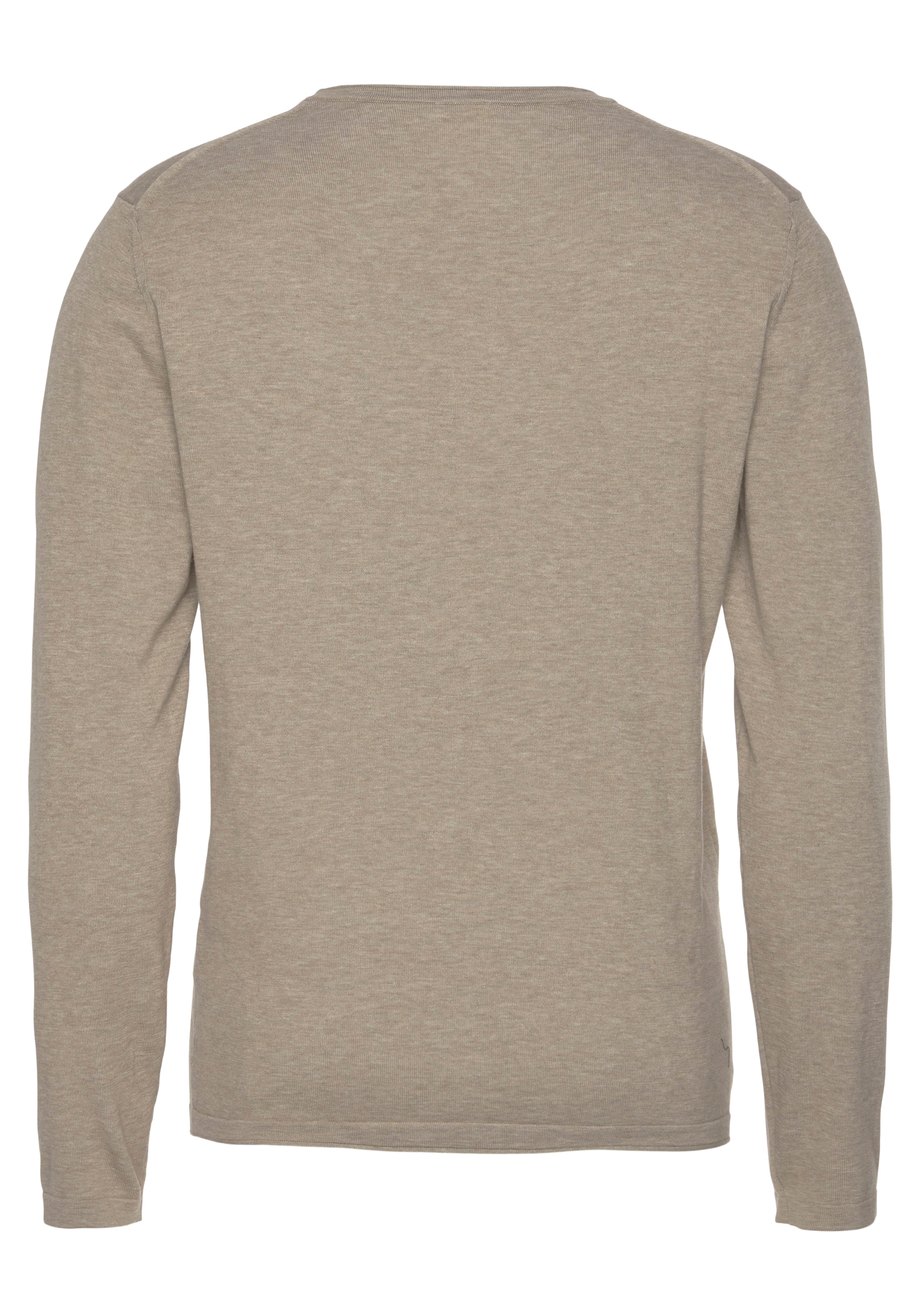 OLYMP Rundhalspullover »OLYMP Strick Casual«, Crew Neck