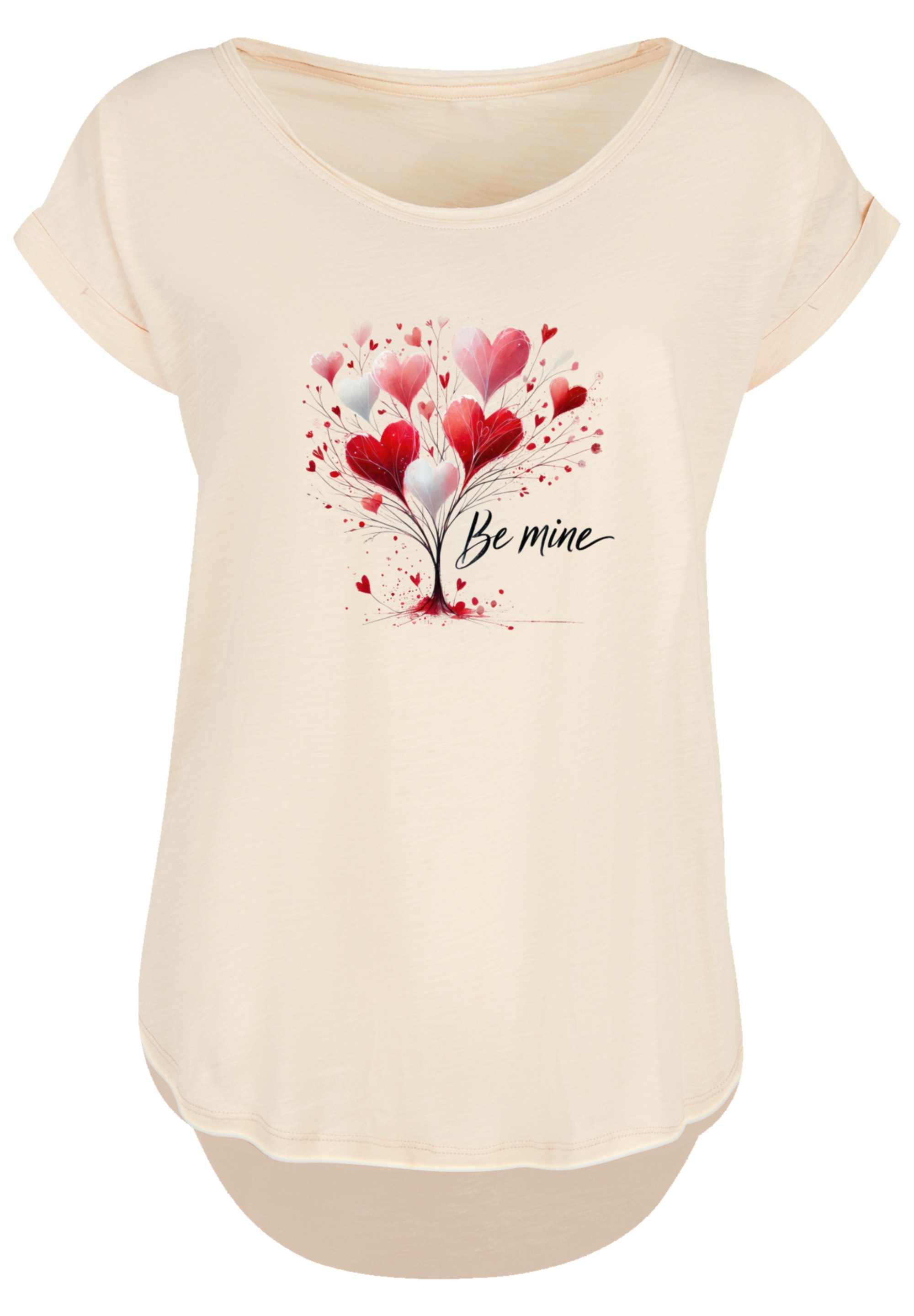 F4NT4STIC T-Shirt »Herzbaum Be Mine!«, Premium Qualität