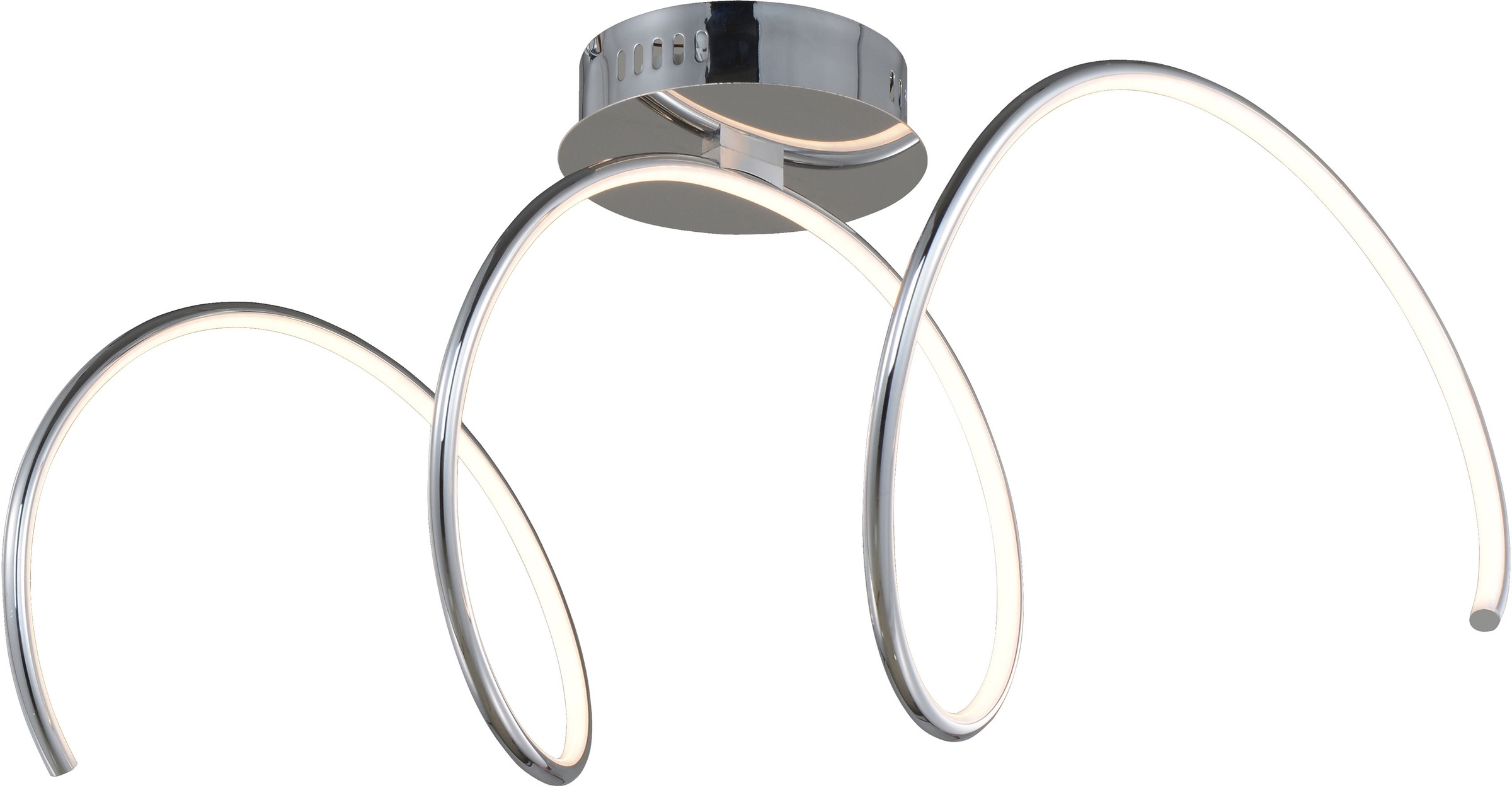 WOFI LED Deckenleuchte Deckenleuchte Unique 1flg, LED-Modul, 1 St., Warmweiß, futuristisch