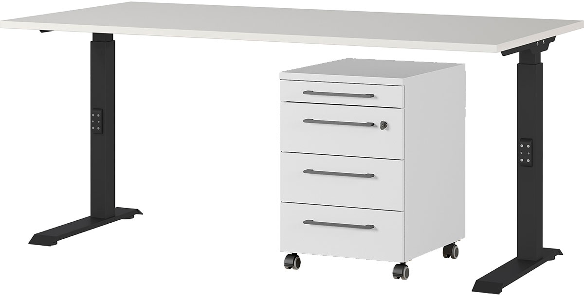 GERMANIA Büromöbel-Set "Agenda" Set bestehend aus höhenverstellbarem Schrei günstig online kaufen