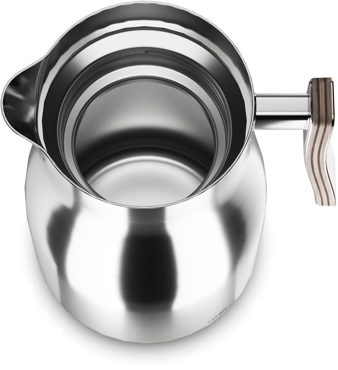 Alfi Isolierkanne »STUDIO ALLURE, aus doppelwandigem Edelstahl«, 1 l, (1 St.), 12h heiß & 24h kalt, ergonomischer Griff, große Öffnung