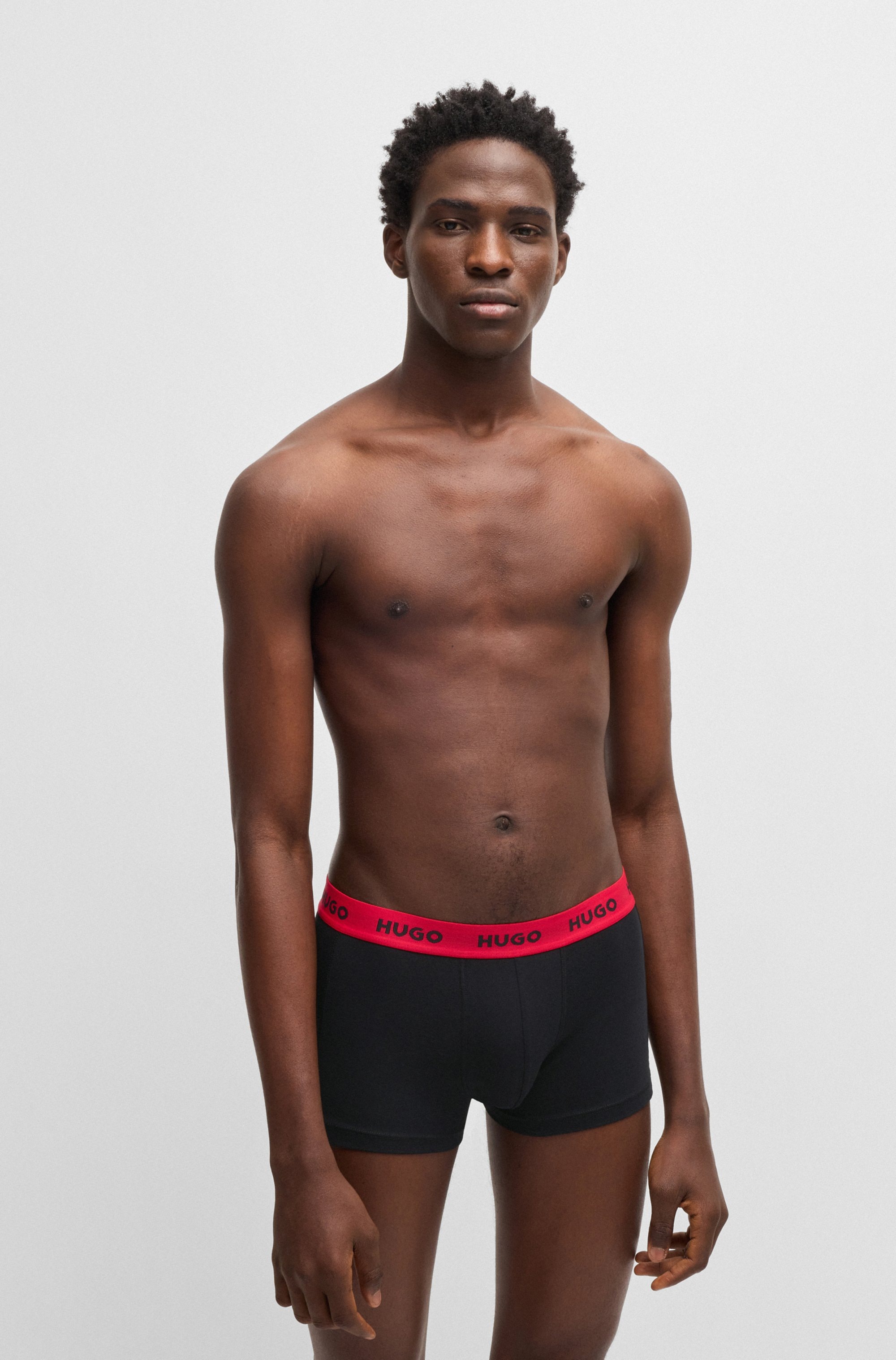 HUGO Underwear Trunk »TRUNK TRIPLET DESIGN«, (Packung, 3 St.), mit Logobund