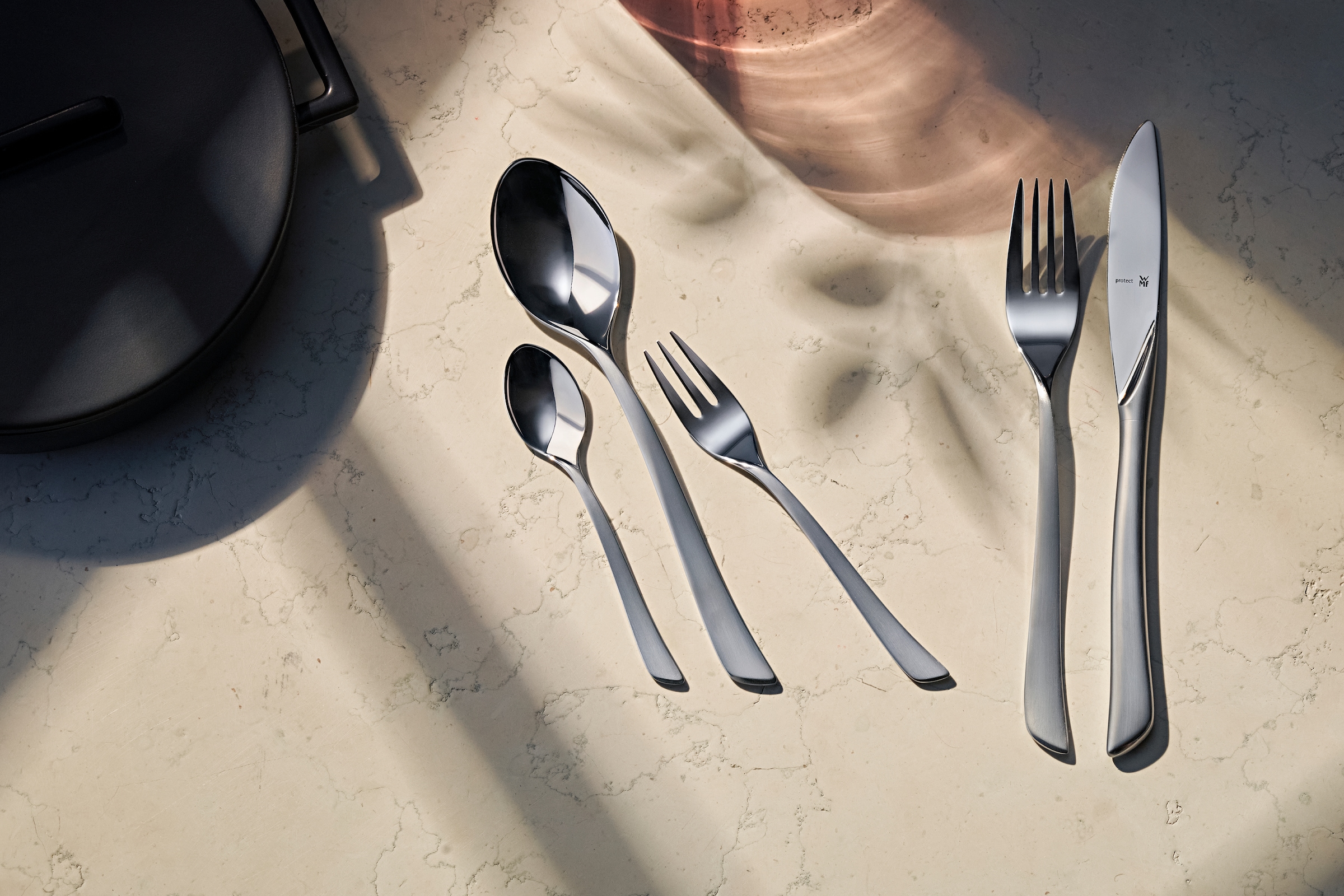 WMF Besteck-Set »Virgina«, (Set, 66 tlg.), ergonomisch, Cromargan protect