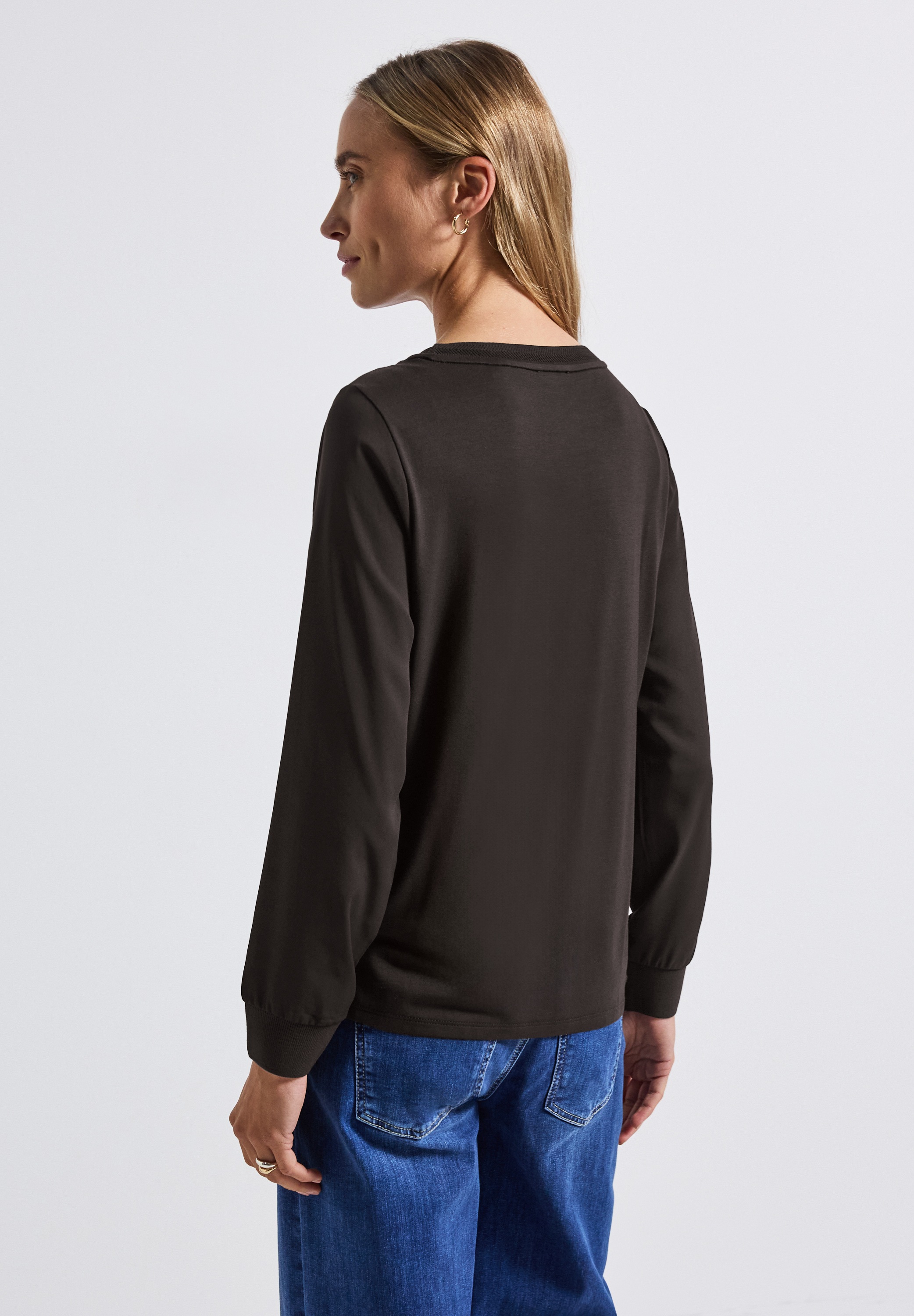 STREET ONE Langarmshirt, mit U-Boot-Ausschnitt günstig online kaufen