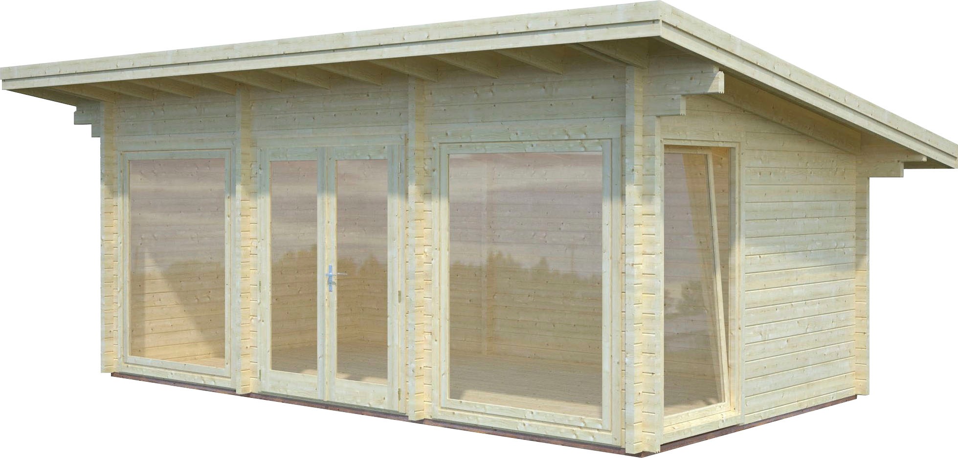 Palmako Gartenhaus "Heidi", (Set), 19,7 m², mit Fußboden im Gartenhaus günstig online kaufen