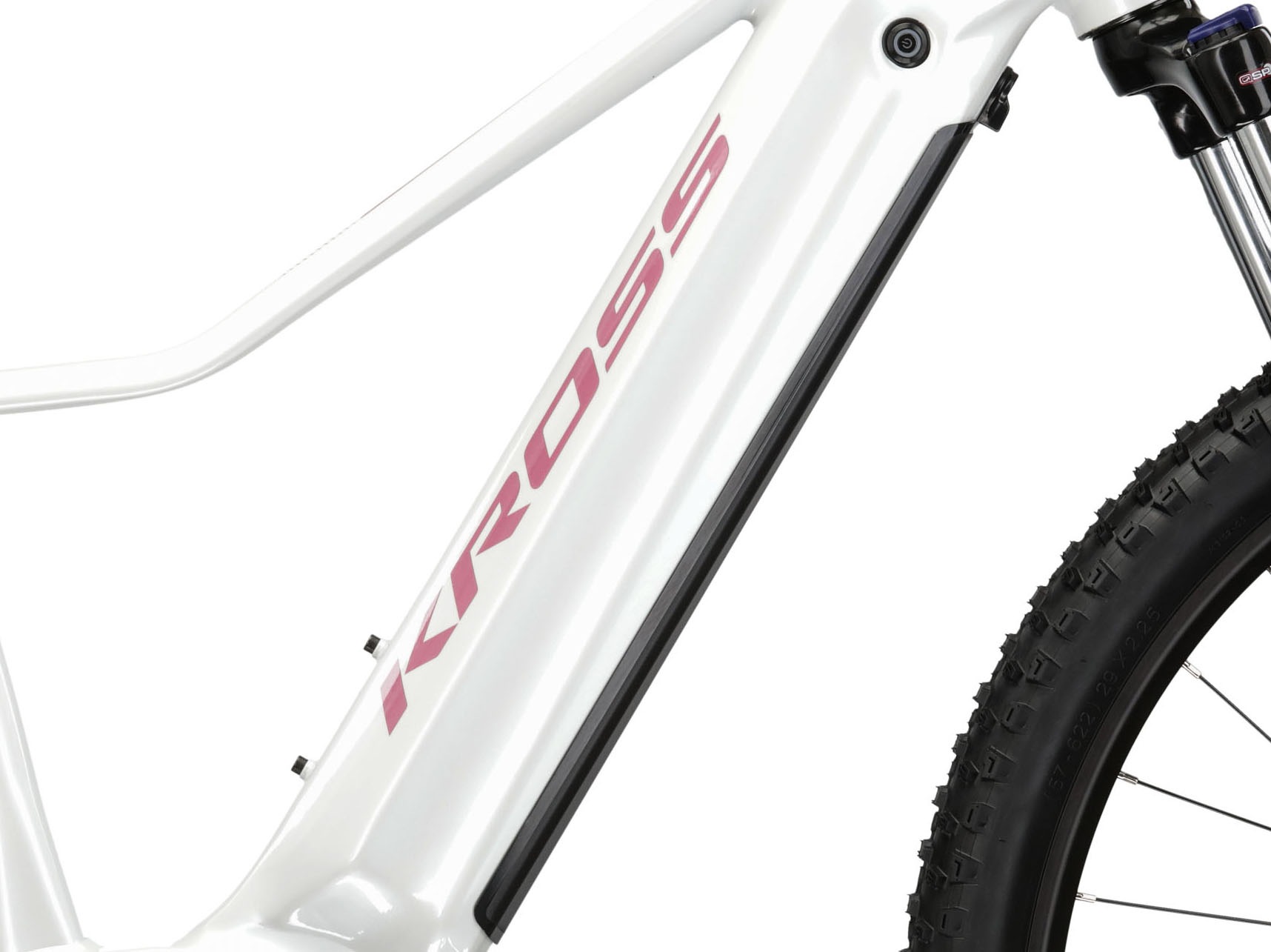 Kross E-Bike »E-MTB Lea Boost 4.0 29 Zoll weiß«, 9 Gang, microSHIFT, ADVENT M6195, Mittelmotor 250 W