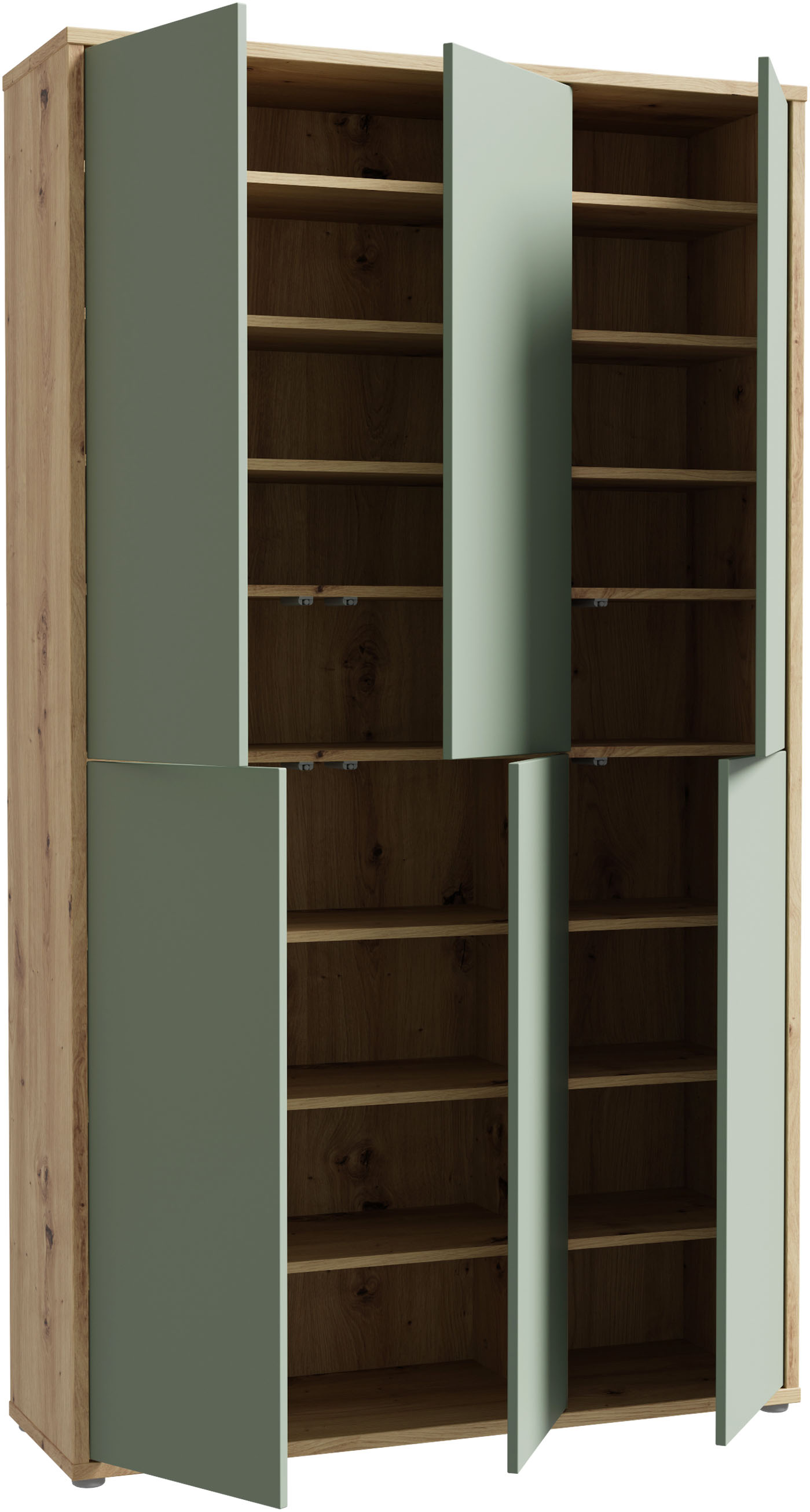 Thumbnail - FORTE Schuhschrank "Alice Springs", (B/H/T 109,2/191,9/34,9 cm), Stauraumschrank, Mehrzweckschrank, (B/H 109cm x 192cm),...