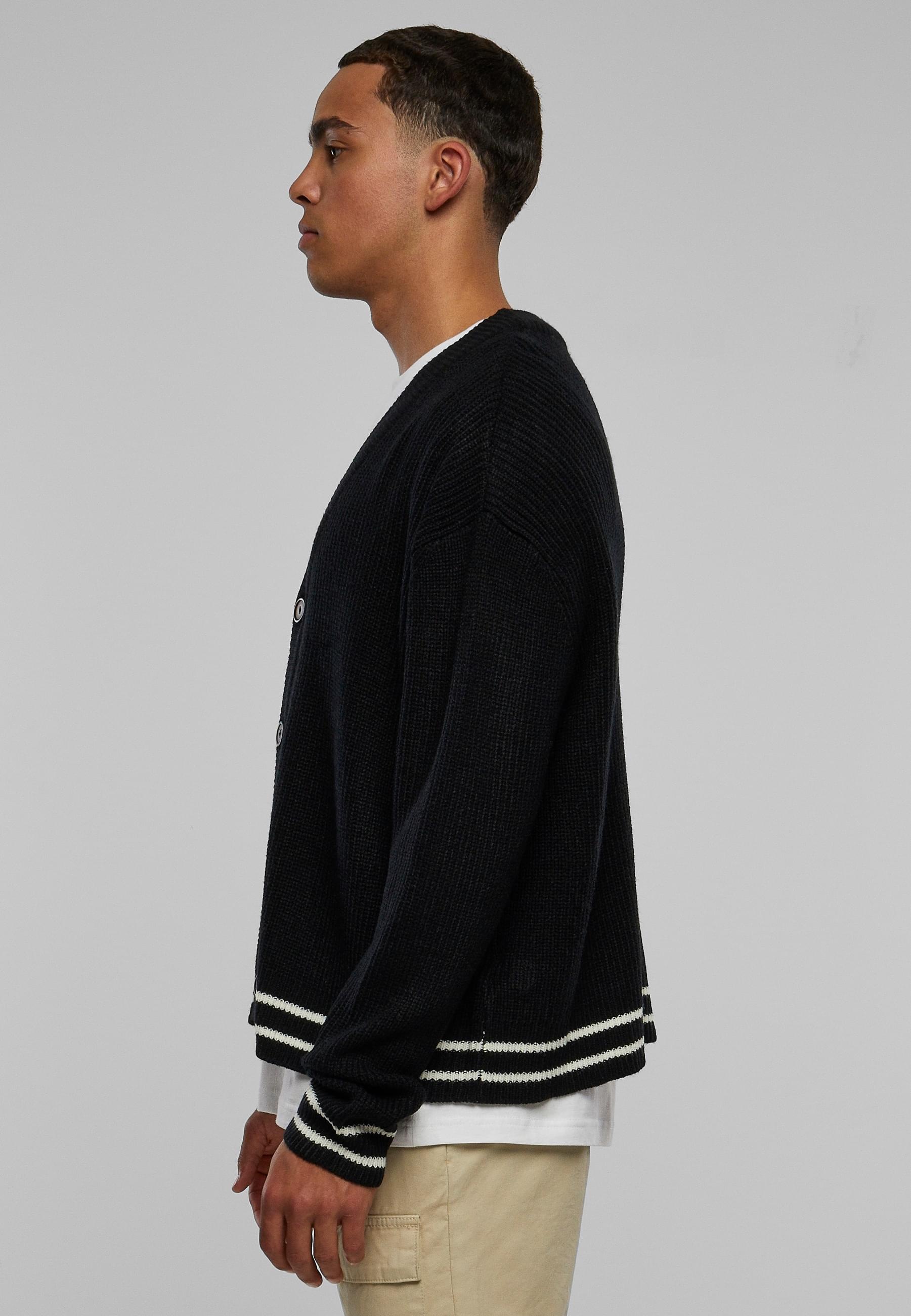 URBAN CLASSICS Strickjacke »Urban Classics Herren Sporty Boxy Cardigan«