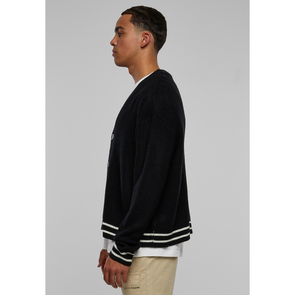 URBAN CLASSICS Strickjacke »Urban Classics Herren Sporty Boxy Cardigan«, (1 tlg.)