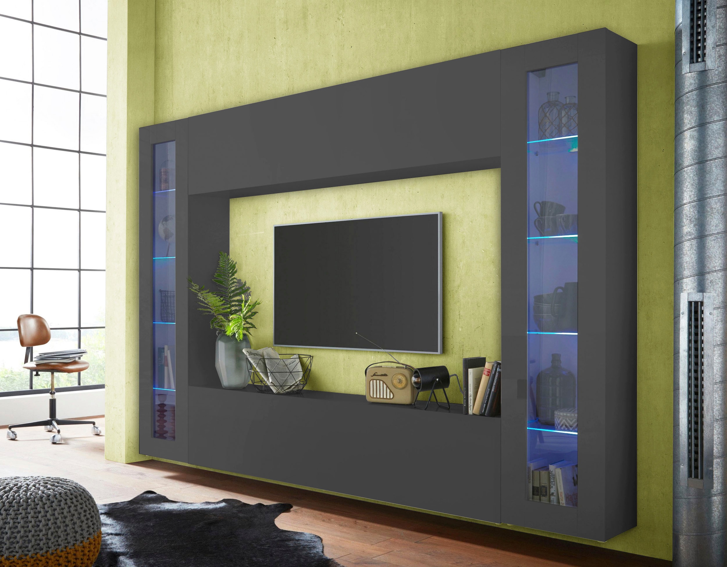 INOSIGN Vitrine »Maruska«, (1 St.), Glasvitrine, Stauraumvitrine, stehend und hängend montierbar