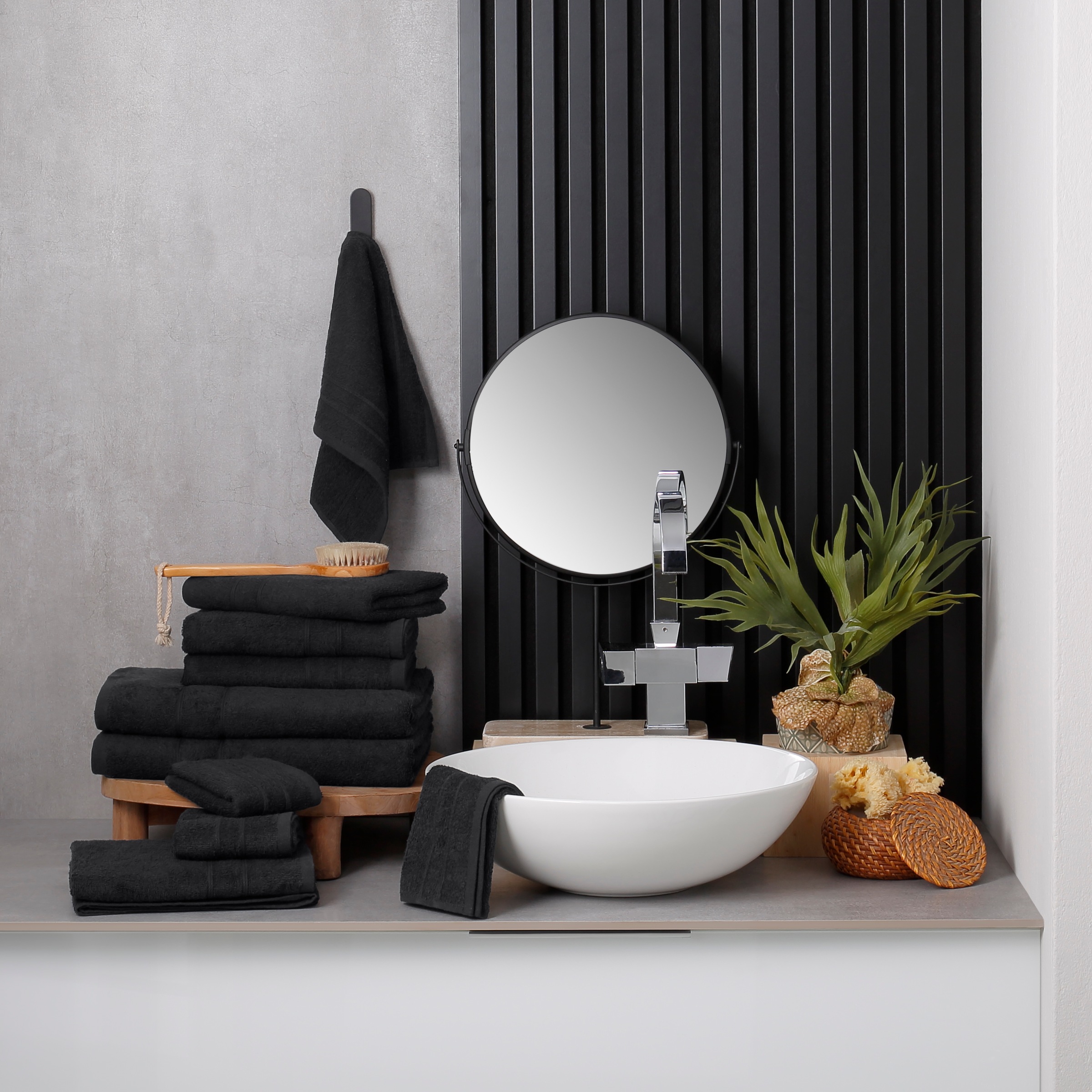 my home Handtuch Set "Inga, Duschtücher, Handtücher, Gästetücher, Seiftüche günstig online kaufen