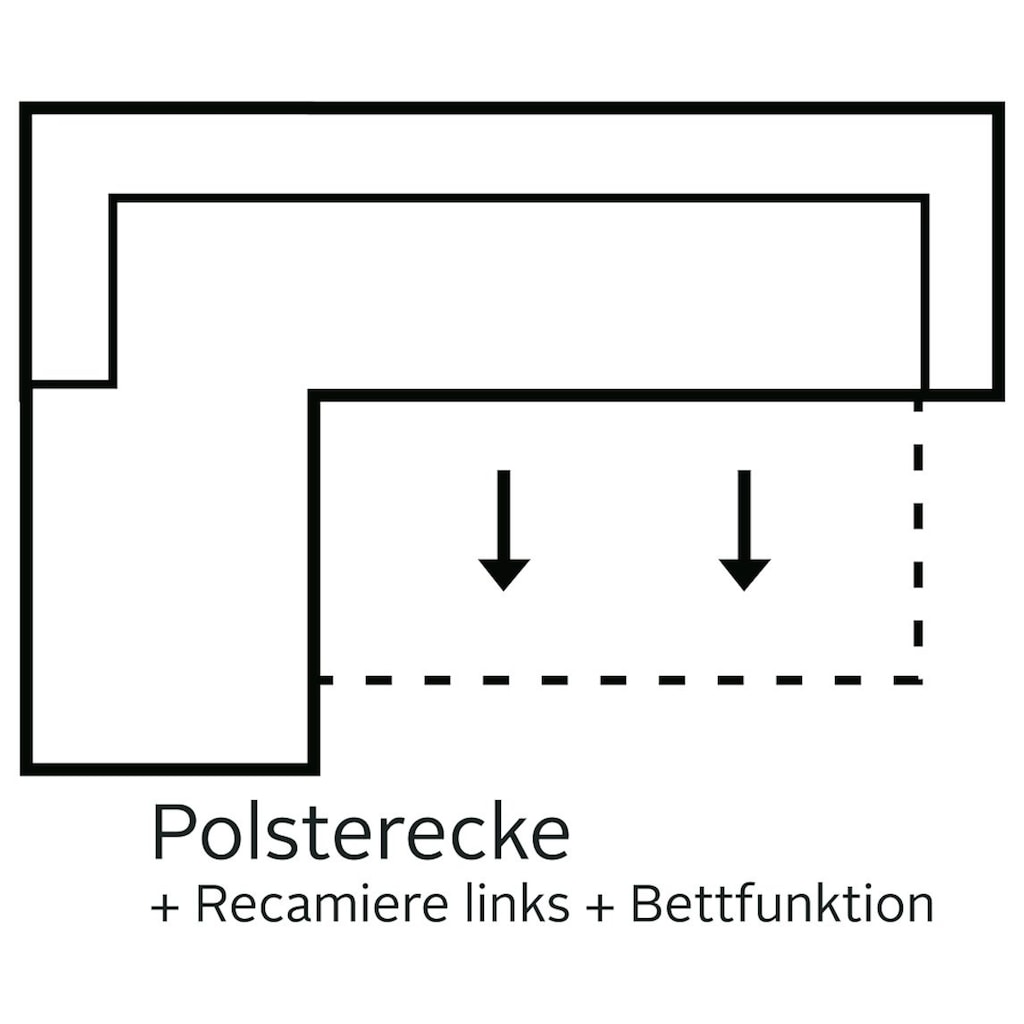 sit&more Ecksofa »Valantine V«