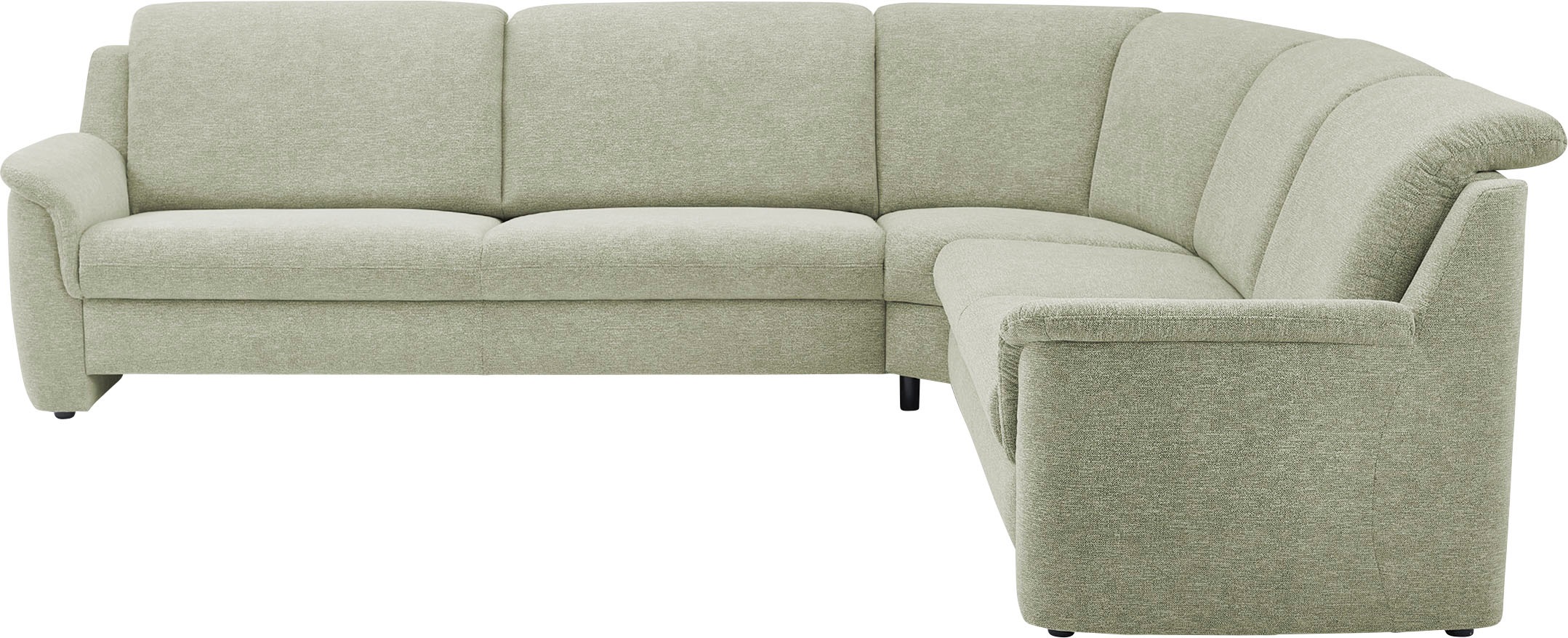 VILLA BECK Ecksofa »Garda L-Form«, (4 St.), inklusive Kopfteilverstellung, Stellmaß 309x277 cm