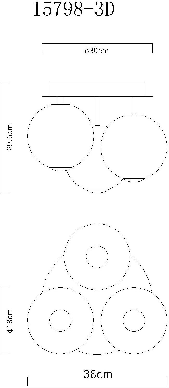 GLOBO LIGHTING Deckenleuchte »LACY« LED-Modul 1 Stk. Warmweiß Deckenlampe Wohnzimmer-Leuchte Schlafzimmer-Leuchte Flur Küche