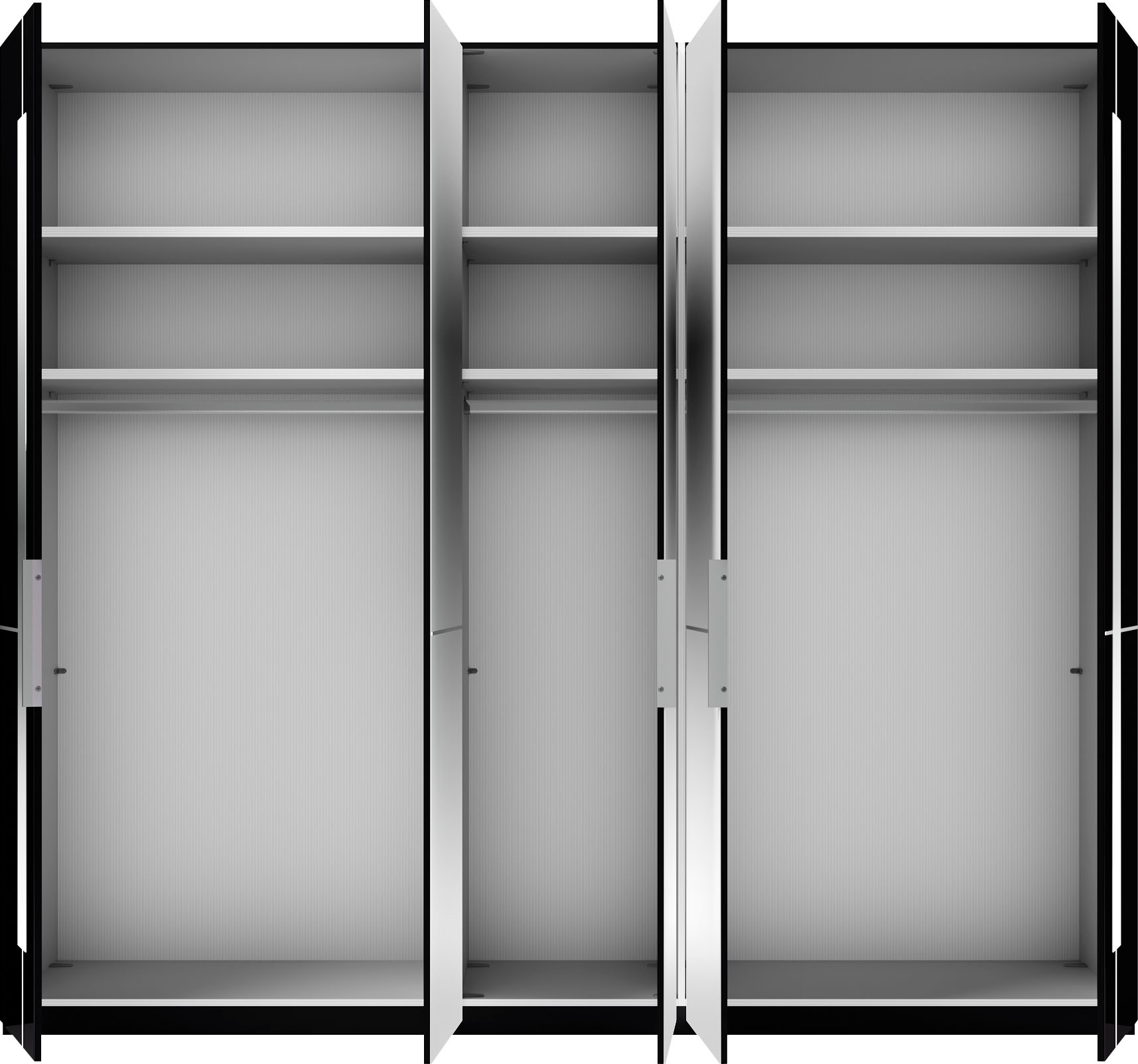 Musterring Drehtürenschrank »Imola W«, inkl. Einlegeböden und Kleiderstangen, mit Glas- und Spiegeltüren