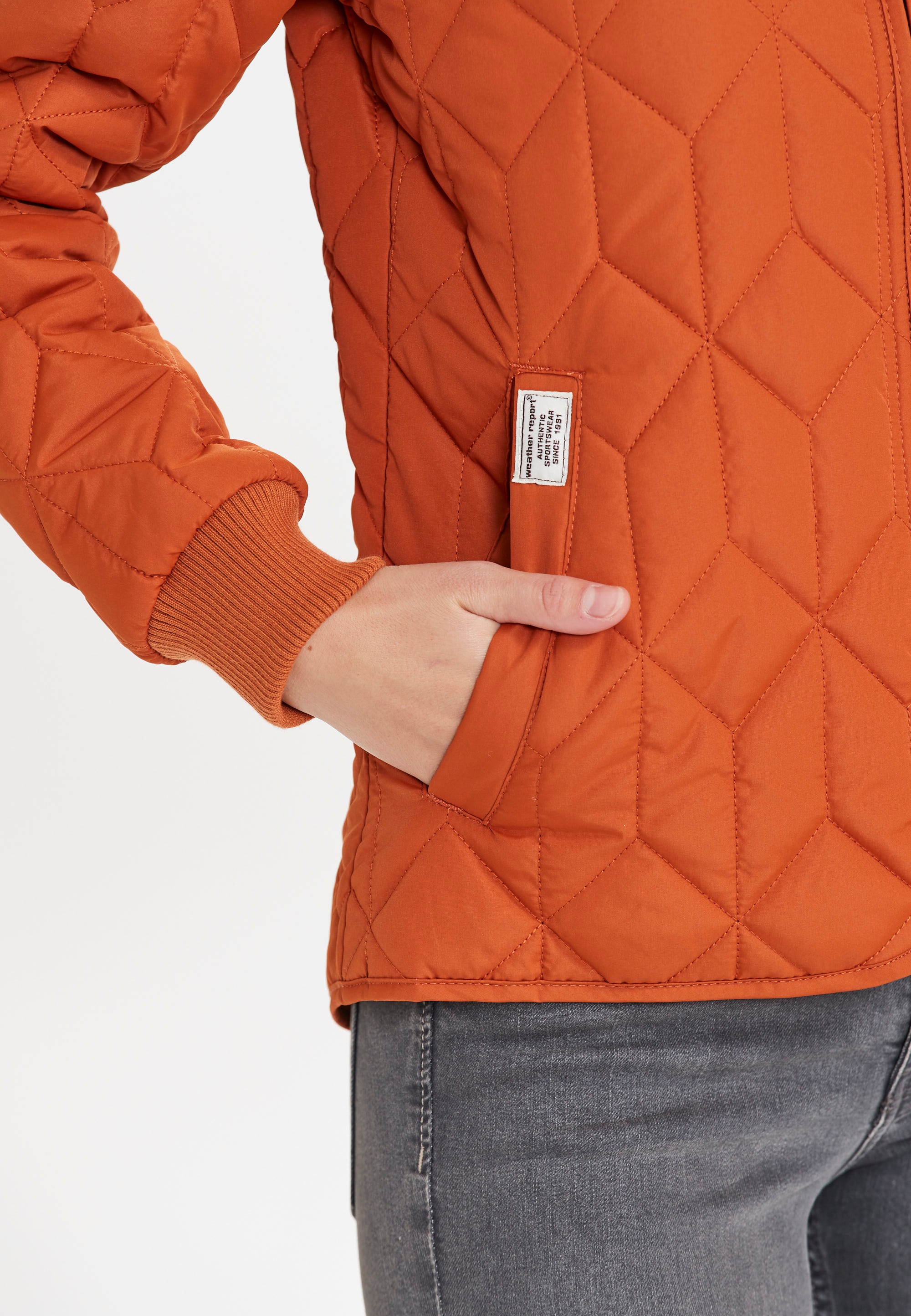 WEATHER REPORT Outdoorjacke kaufen Bündchen | »Piper«, BAUR elastischen mit