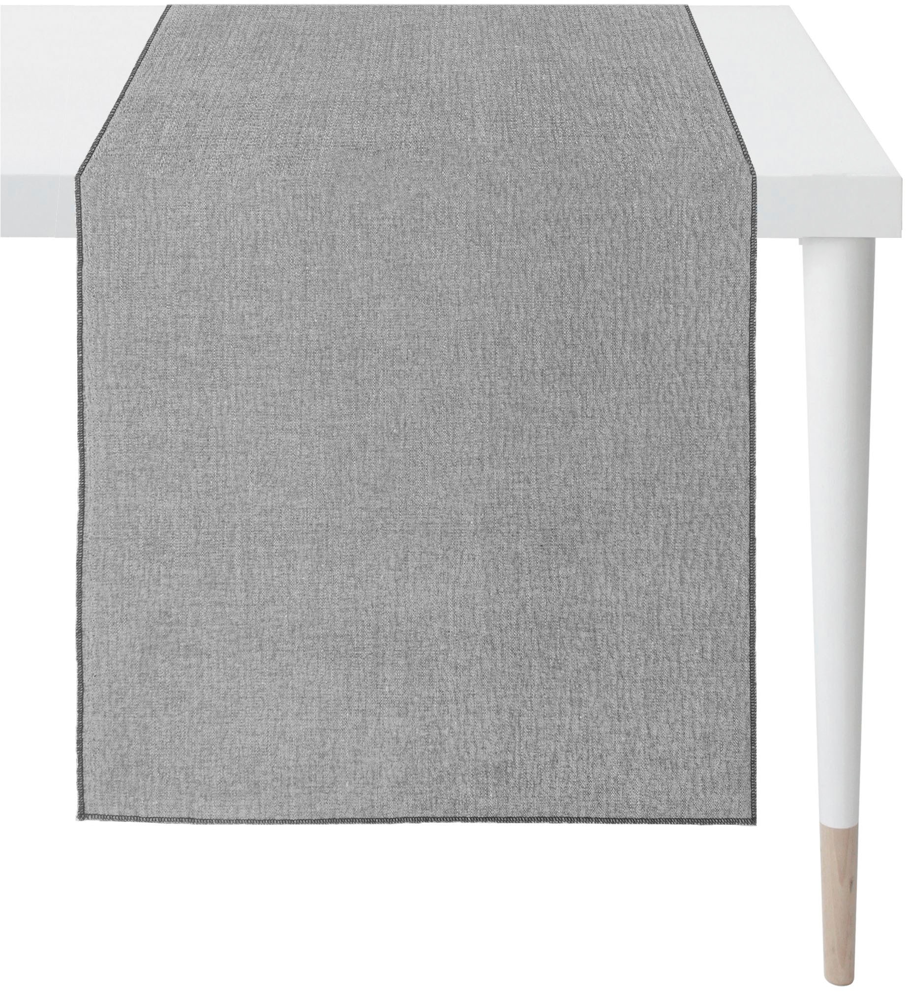APELT Tischläufer "Stone" mit Kettelrand