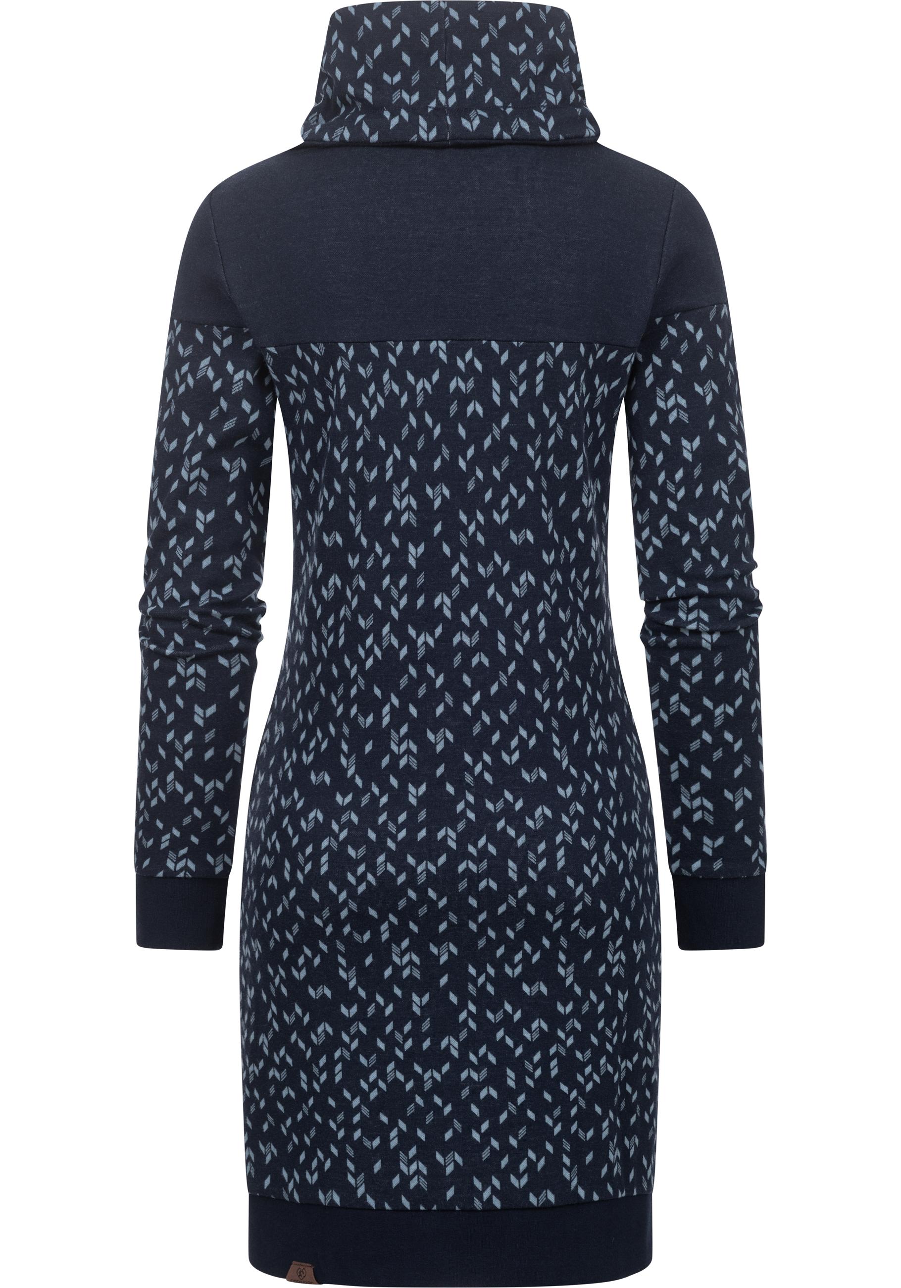 Thumbnail - Ragwear Sweatkleid "Chloe Dress" Ohne Taschen stylisches Langarmkleid mit Ethnomuster