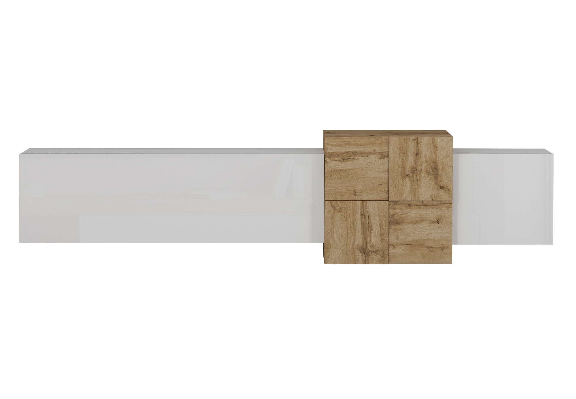 OTTO home Lowboard »Lowboard NEXOS,Lowboard,TV-Kommode,TV-Möbel,TV-Bank« 1 Stk. tlg. Mit 2 Drehtüren, 1 Klapptür, 4 geschl. Fächern, reversibel, B. 210 cm