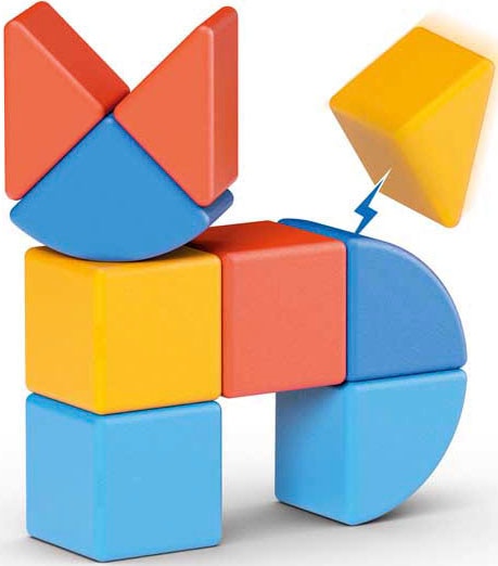 Geomag™ Magnetspielbausteine »GEOMAG™ Magicube Shapes Animals«, (9 St.), Made in Europe