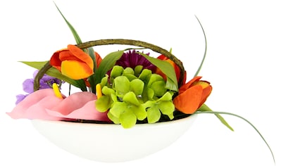 Gestecke »Tulpe, Calla, Hortensie, Gerbera«