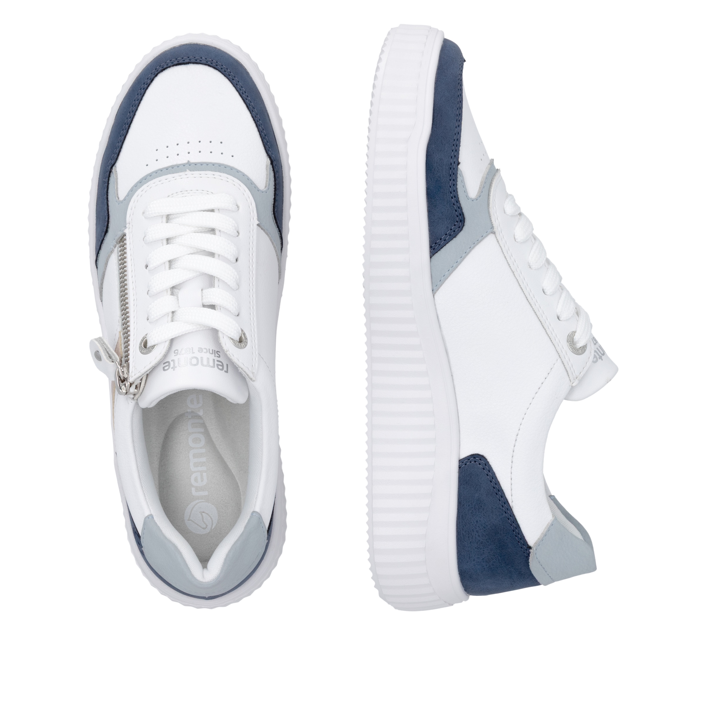 Remonte Plateausneaker  Schnürschuh, Halbschuh, Freizeitsneaker mit Schaftrandpolsterung
