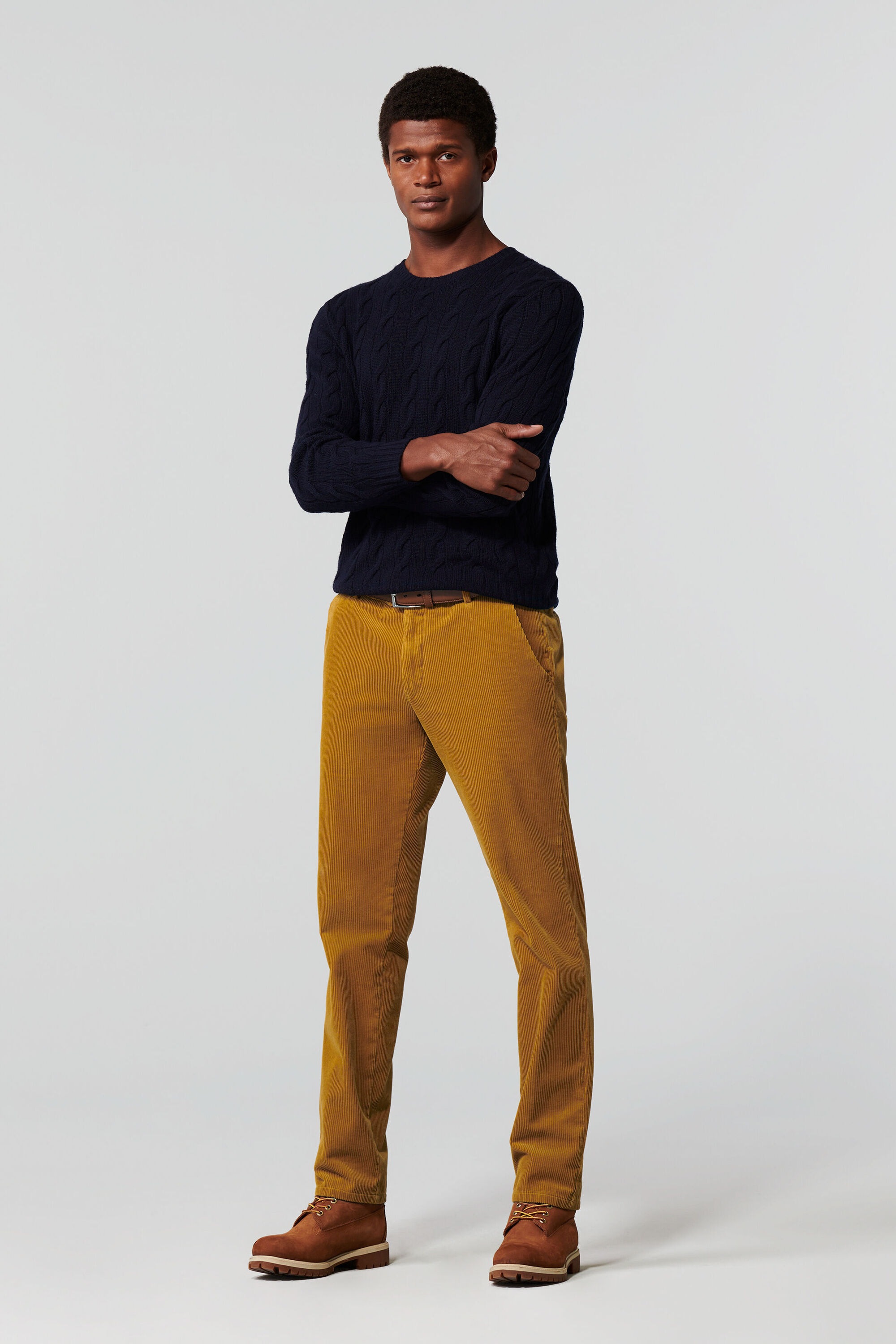 MEYER Chinos »Bonn«, Cordhose mit Stretch-Dehnbund