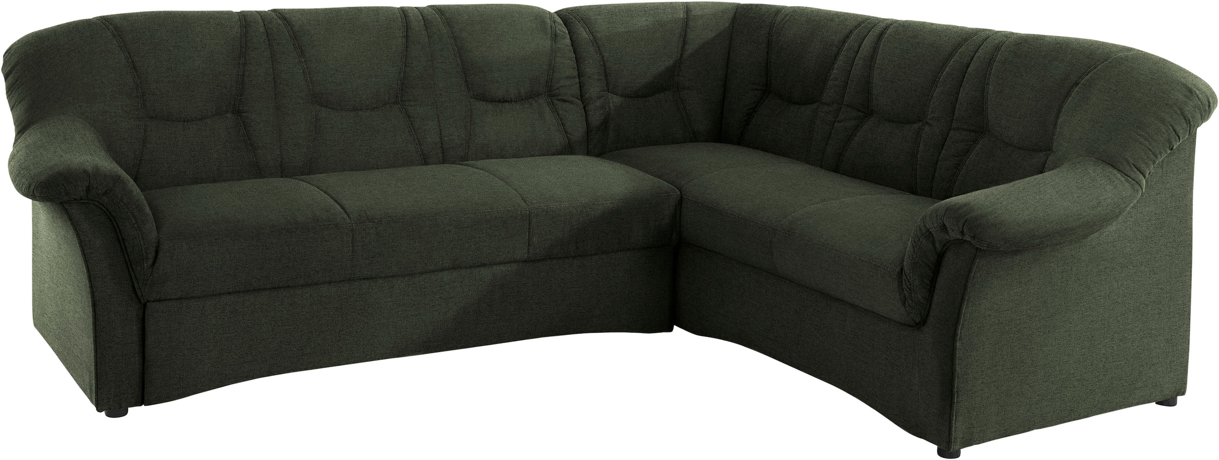 DOMO collection Ecksofa »Sarafina zeitlos und komfortabel, optional mit Federkern, L-Form«, wahlweise mit Bettfunktion