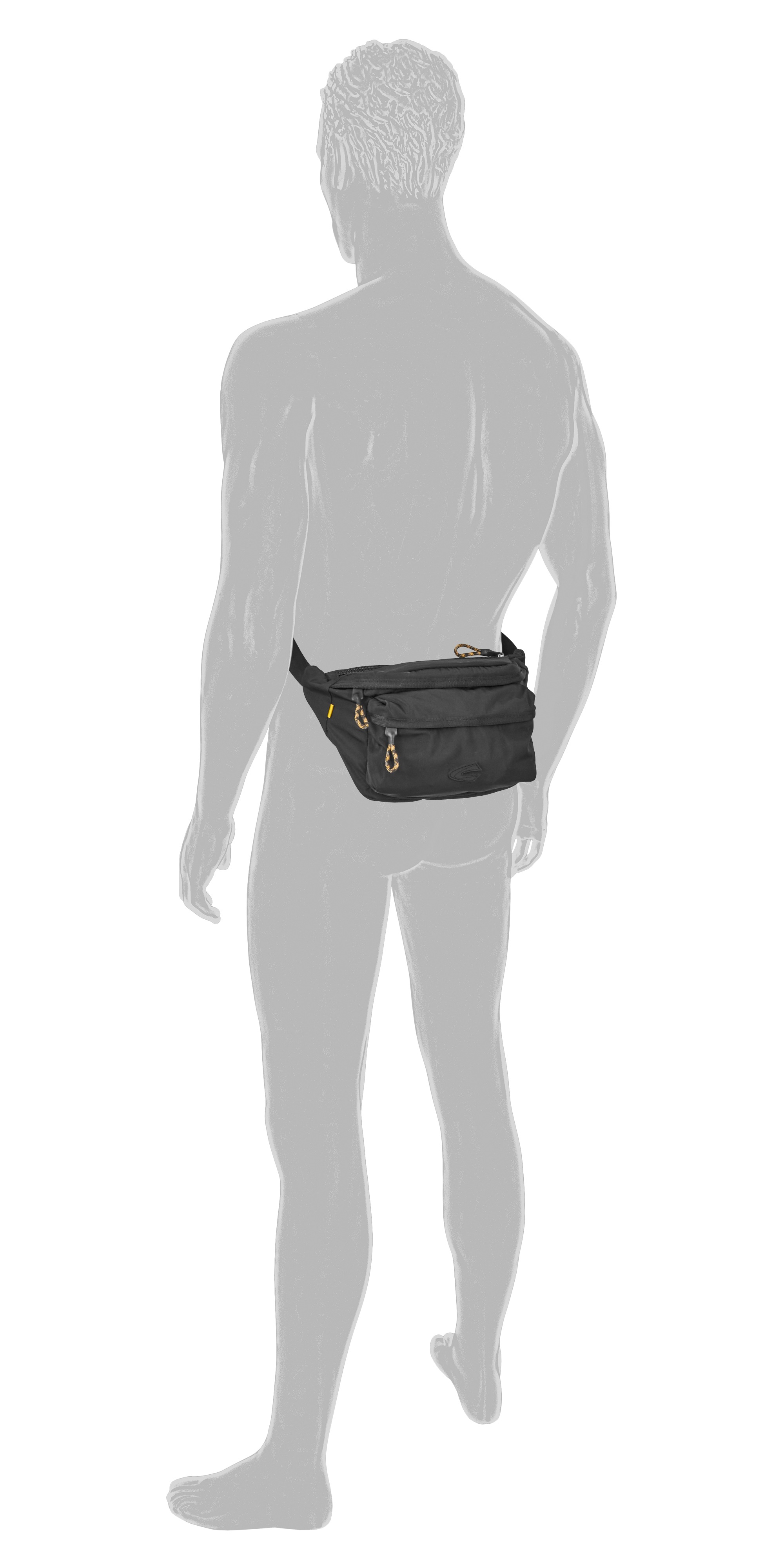 Thumbnail - camel active Bauchtasche "Terra" aus recyceltem Nylon und voluminös aufgesetzten Taschen