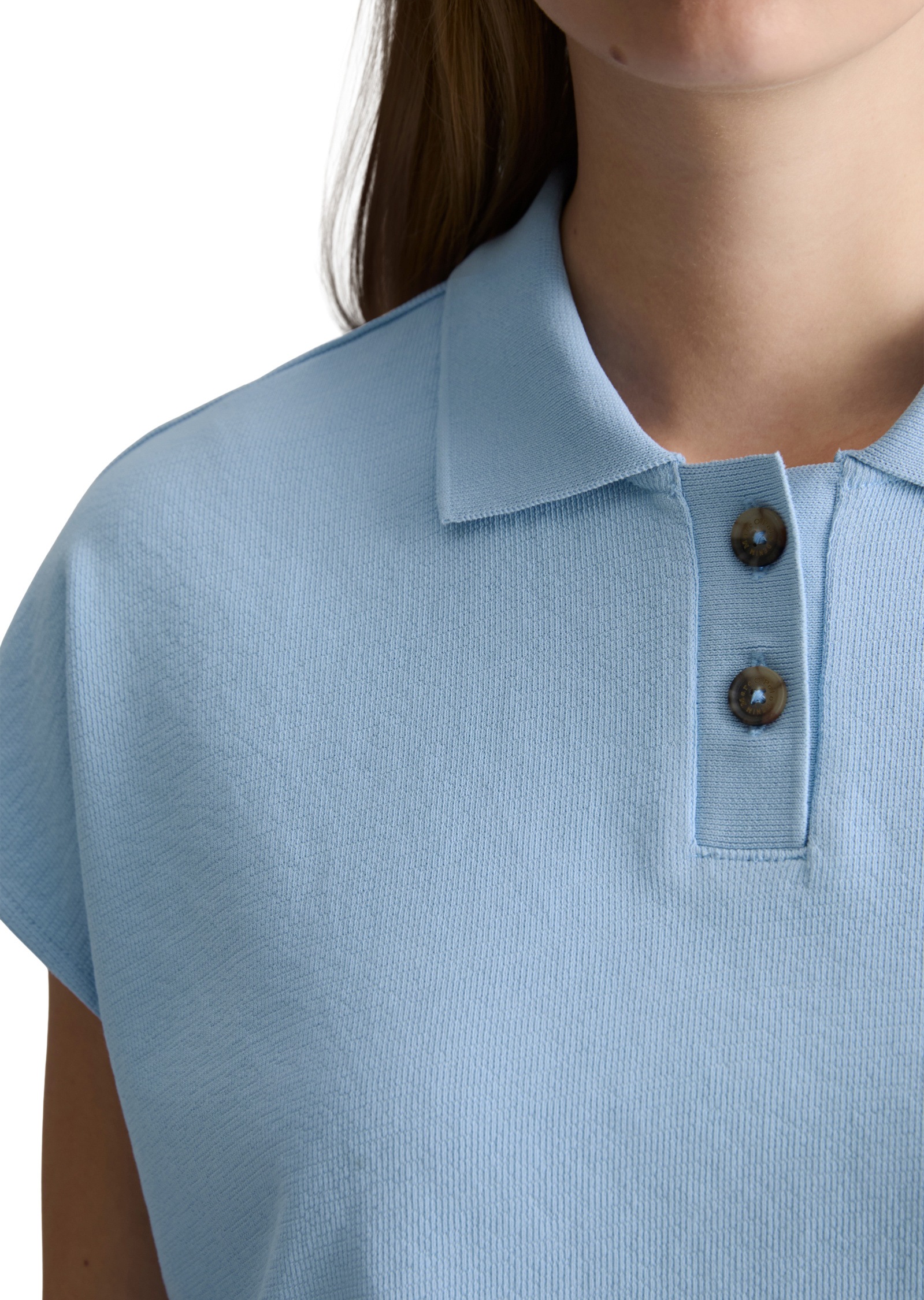 Marc O'Polo DENIM Poloshirt »aus schwerem Single Jersey«