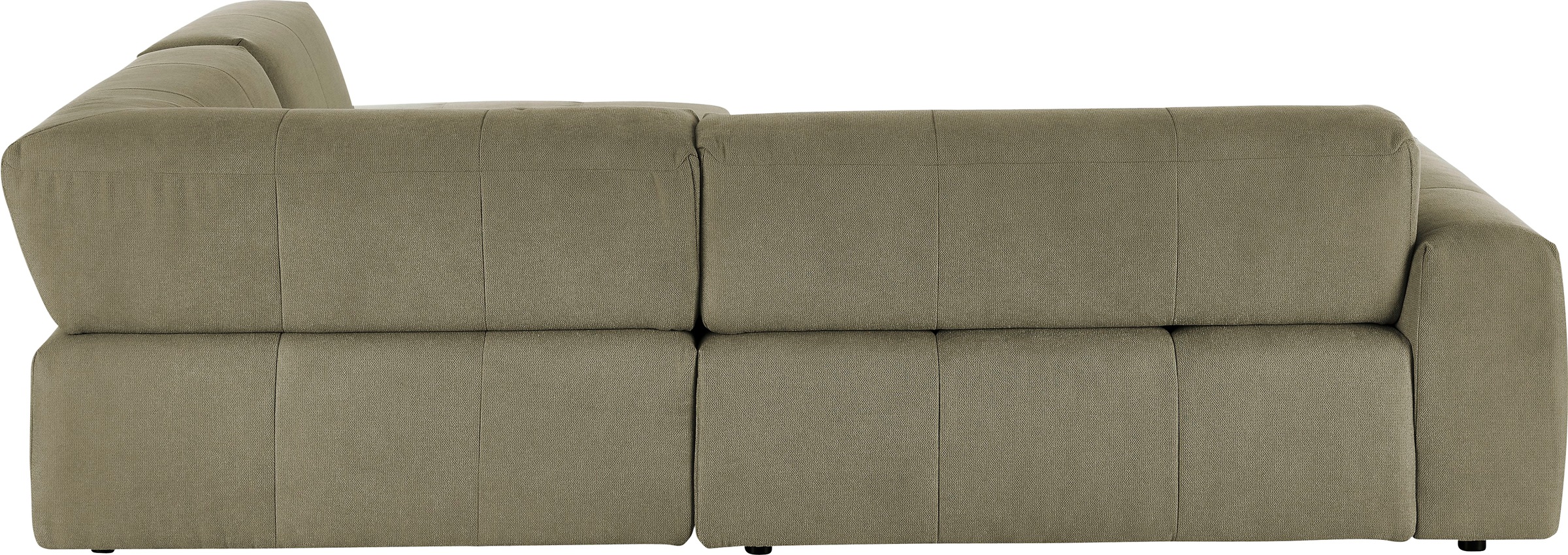 3C Candy Ecksofa »Yoshy Komfortsofa, bequem und modern, hochwertige Verarbeitungsdetails«, Zwei verschiedene Sitztiefen durch verstellbare Rückenlehne, L-Form