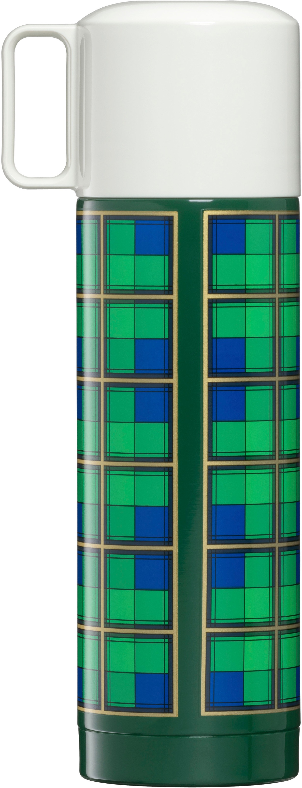 THERMOS Isolierflasche »REVIVAL BEVERAGE BOTTLE, Edelstahlkörper, spülmaschinenfest« 0,5l, 18h heiß & 24h kalt, mit Push Button Lid & Trinkbecher mit Griff