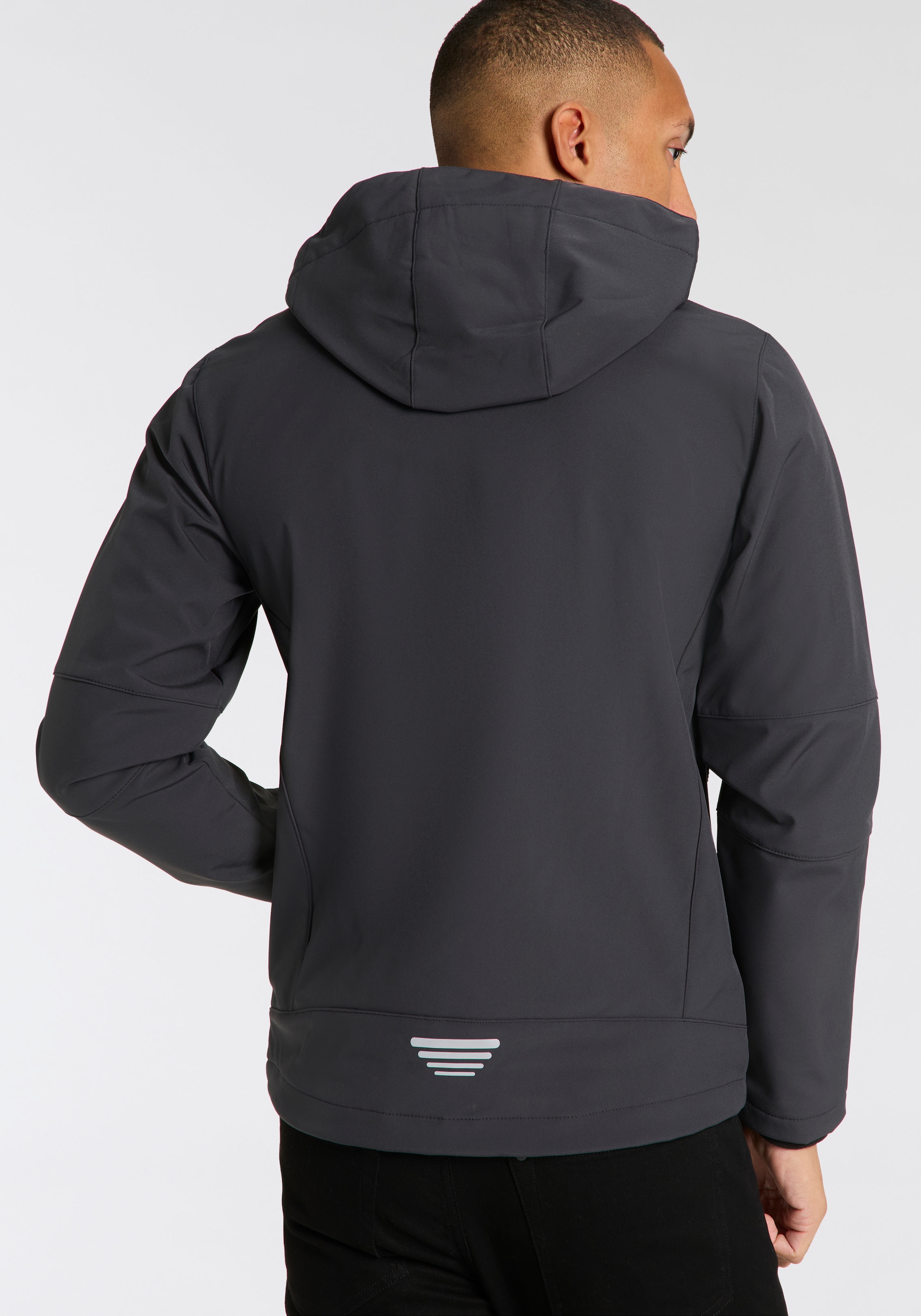CMP Softshelljacke, (1 St.), mit Kapuze, Wasserabweisend & Winddicht & Atmungsaktiv