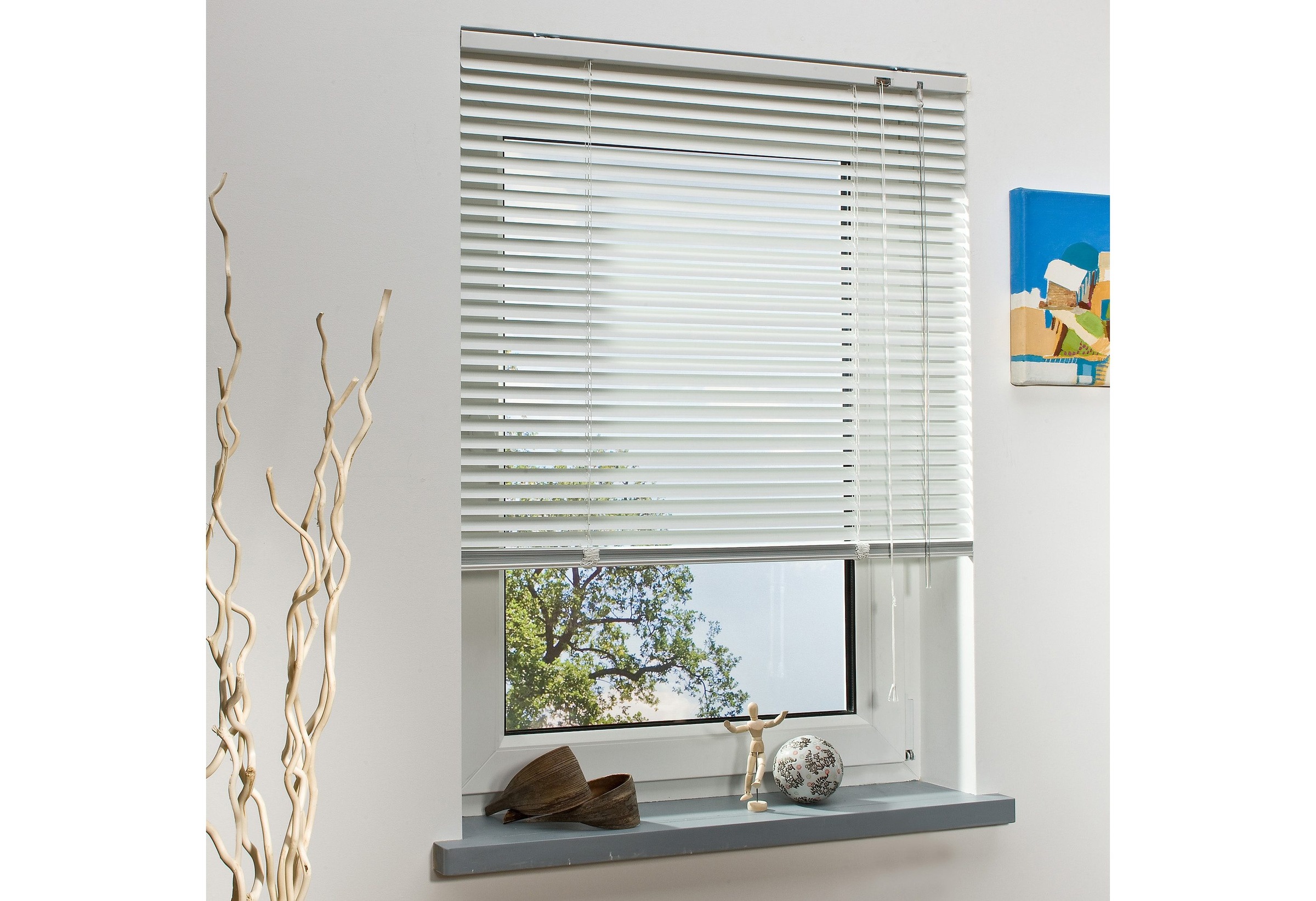 Liedeco Jalousie "Aluminium-Jalousie" mit Bohren freihängend Aluminium günstig online kaufen