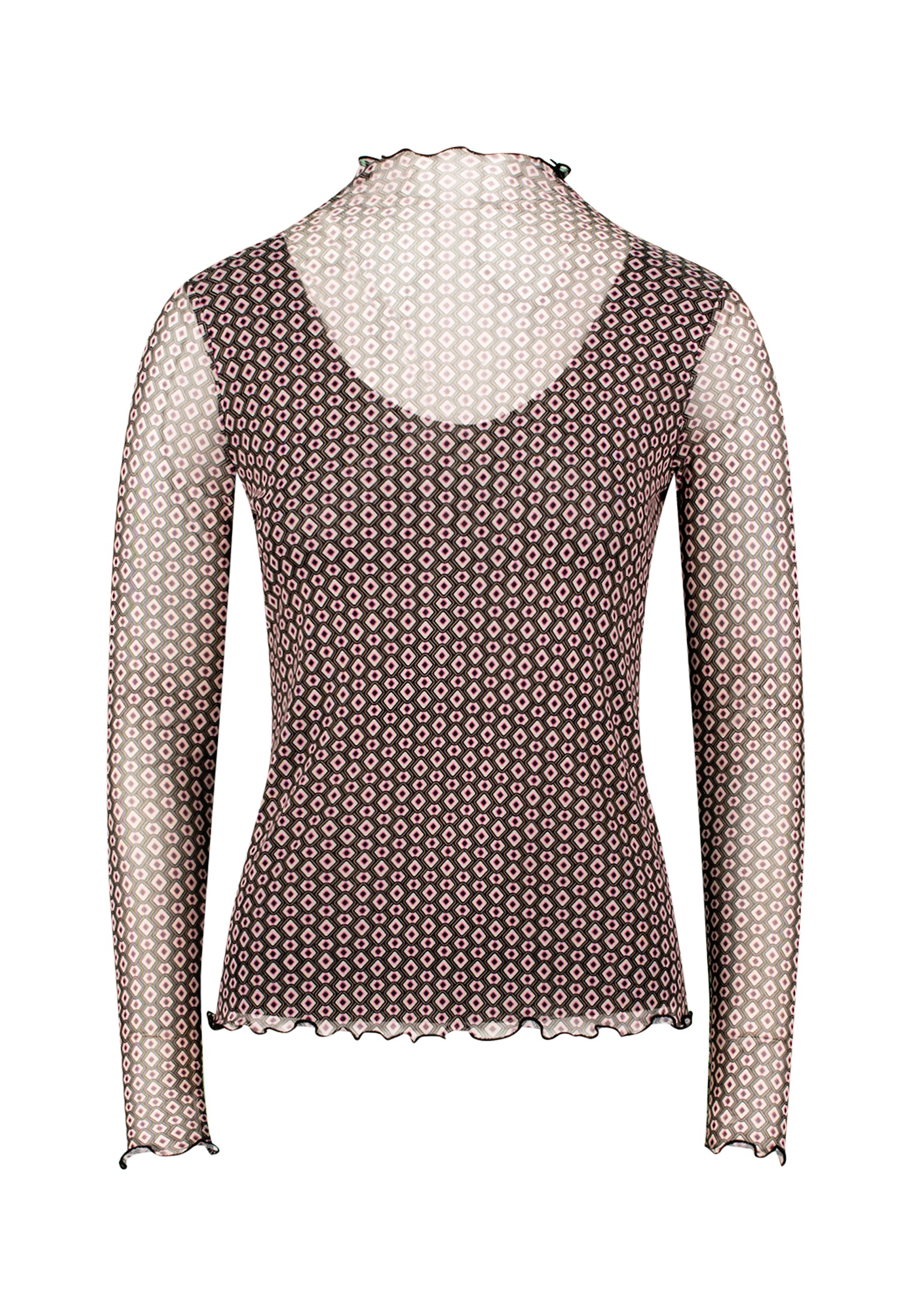 Zero Kurzarmshirt "Damen mit grafischem Print" 1 tlg. Plain/ohne Details günstig online kaufen